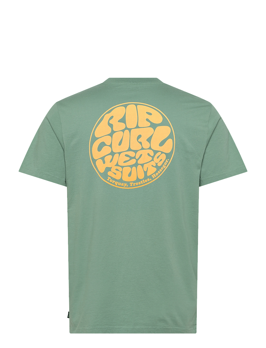 Rip Curl - WETTIE PASSAGE ICON TEE - tops & t-shirts - aloe - 1