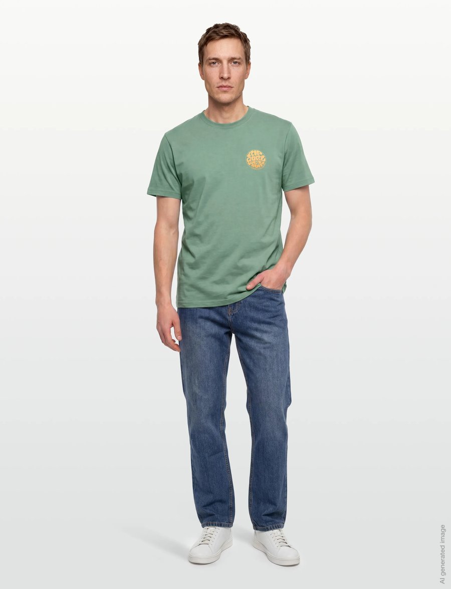 Rip Curl - WETTIE PASSAGE ICON TEE - t-shirts - aloe - 0