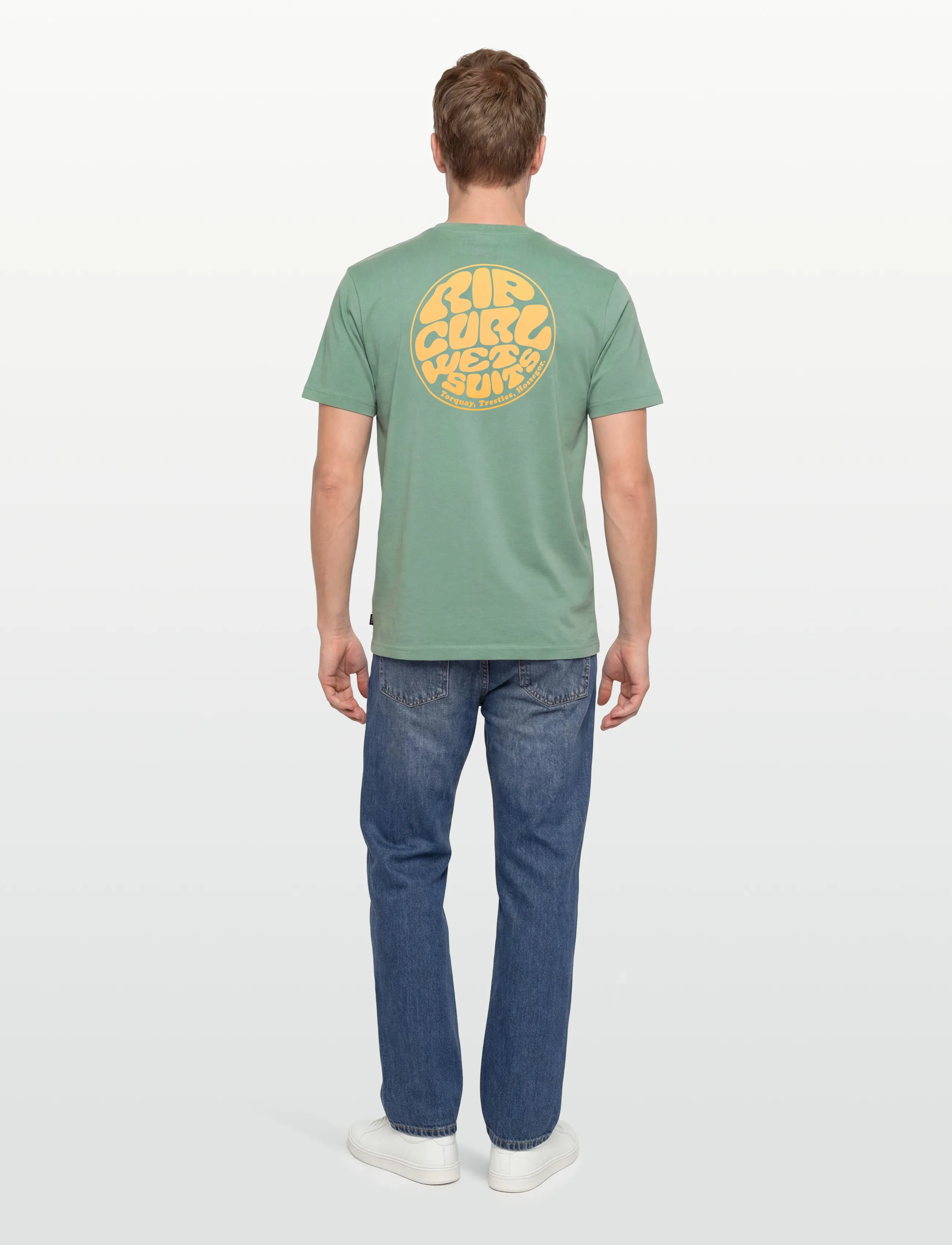Rip Curl - WETTIE PASSAGE ICON TEE - madalaimad hinnad - aloe - 4