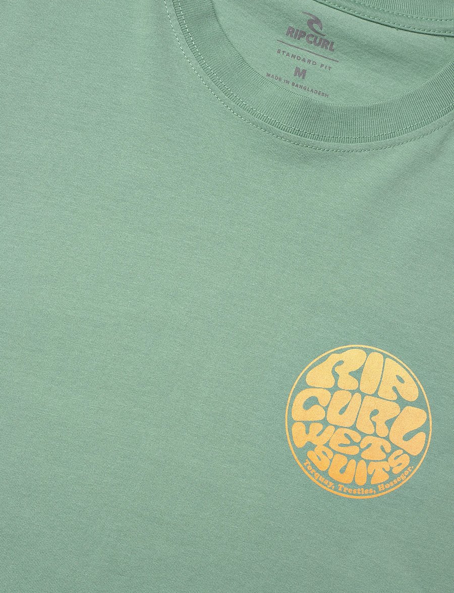 Rip Curl - WETTIE PASSAGE ICON TEE - tops & t-shirts - aloe - 2