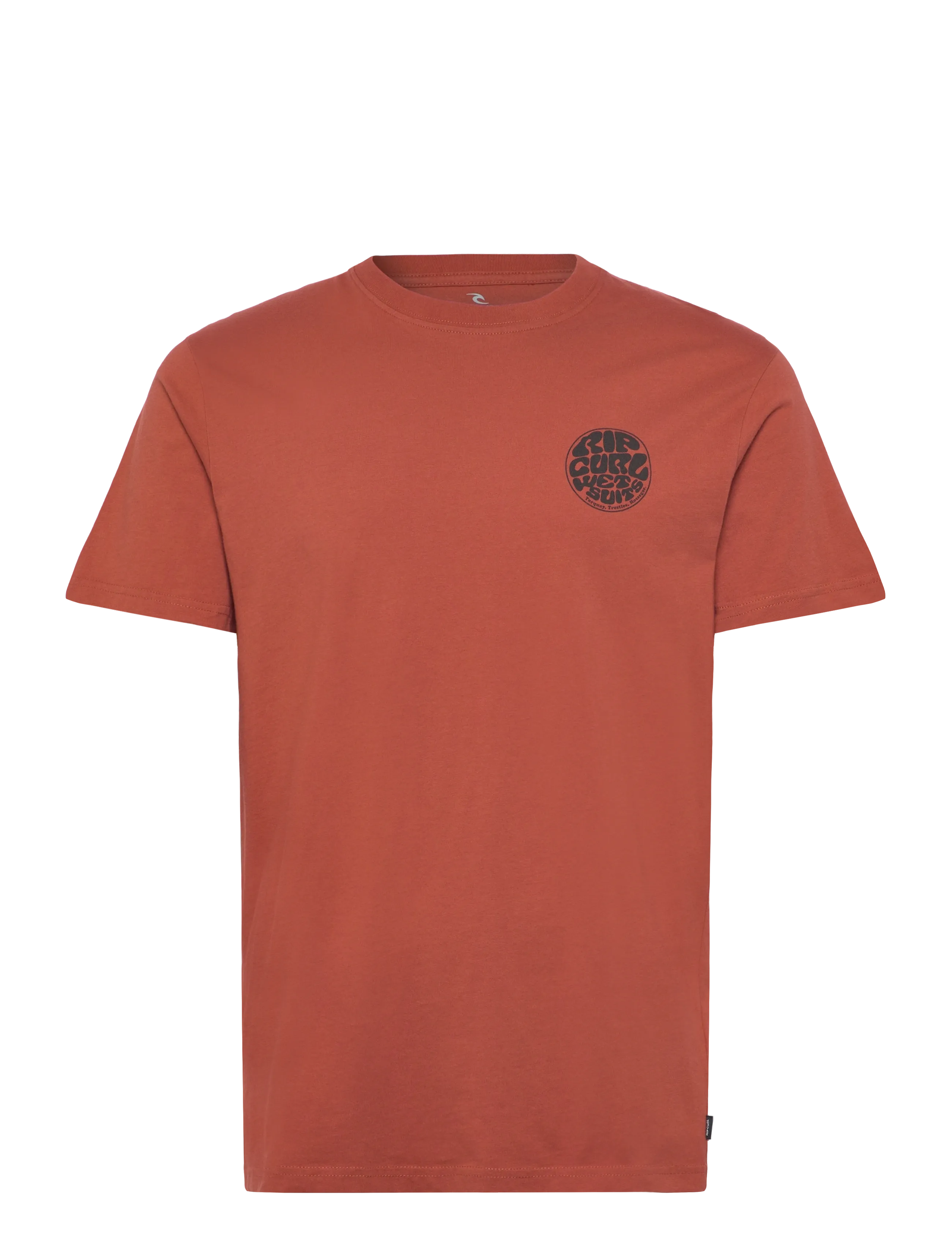 Rip Curl WETTIE PASSAGE ICON TEE - Kläder - BAKED CLAY / red