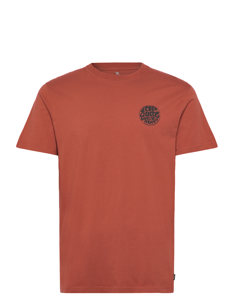 Rip Curl - WETTIE PASSAGE ICON TEE - tops & t-shirts - baked clay - 0