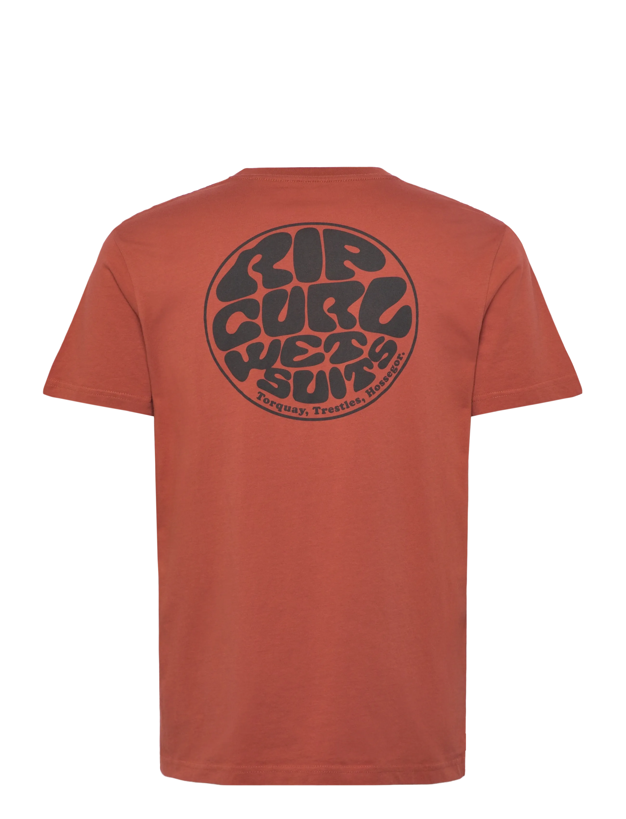 Rip Curl - WETTIE PASSAGE ICON TEE - palaidinės ir marškinėliai - baked clay - 1