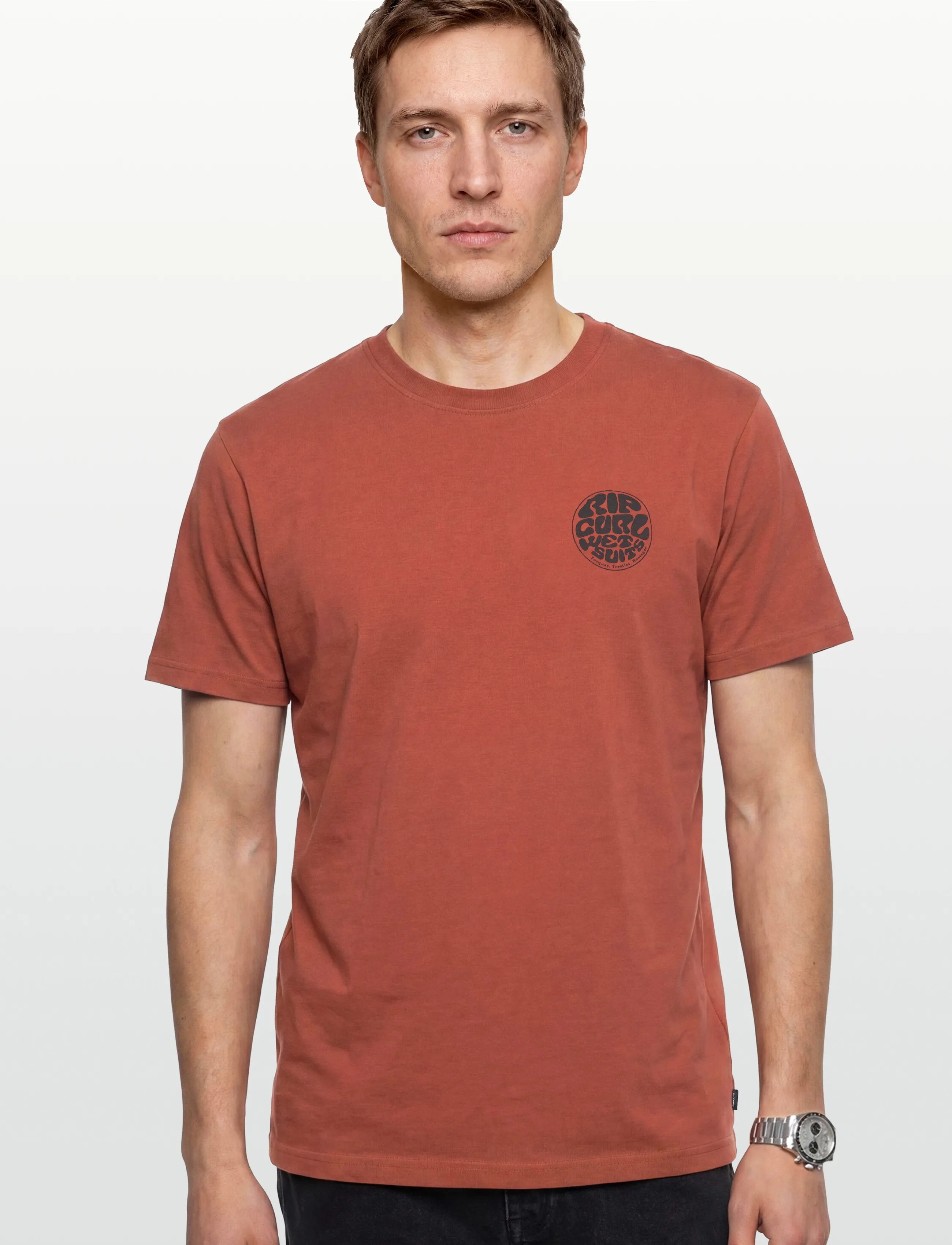 Rip Curl - WETTIE PASSAGE ICON TEE - die niedrigsten preise - baked clay - 3