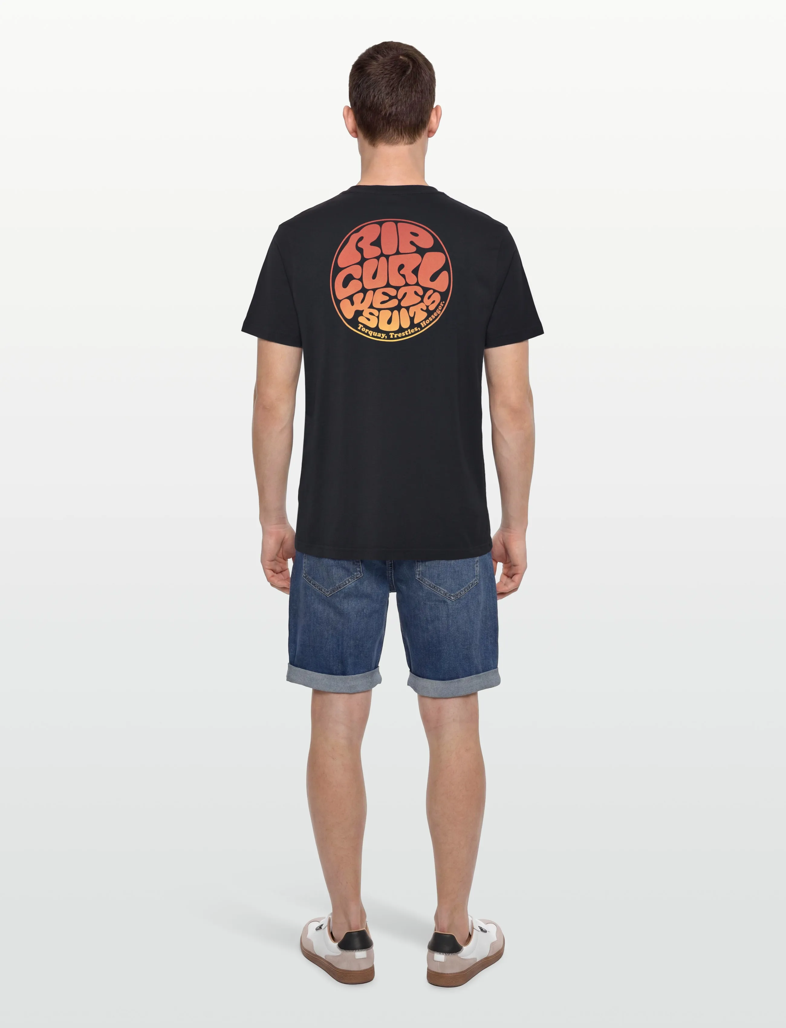 Rip Curl - WETTIE PASSAGE ICON TEE - die niedrigsten preise - black - 4