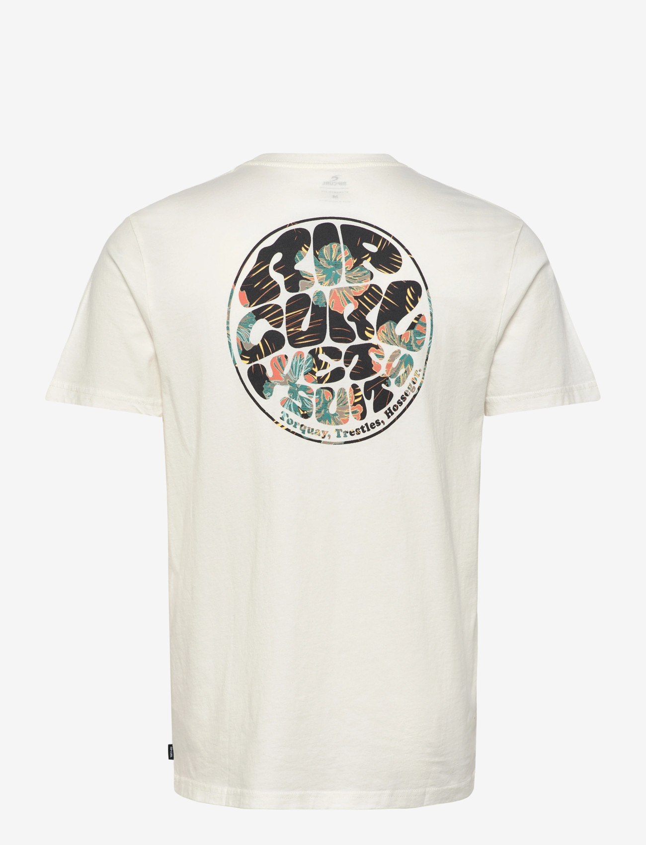Rip Curl - WETTIE PASSAGE ICON TEE - t-shirts - bone - 1