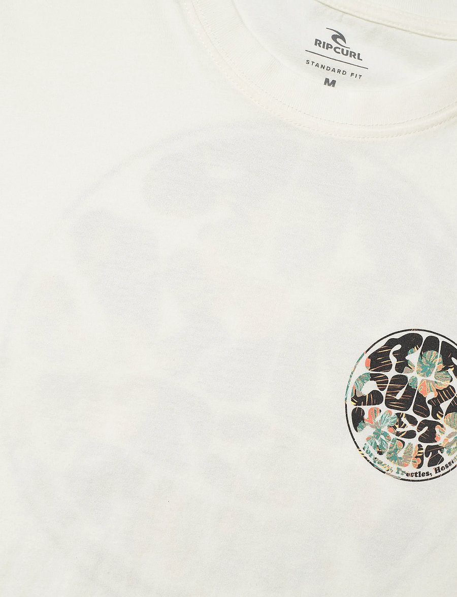 Rip Curl - WETTIE PASSAGE ICON TEE - oberteile & t-shirts - bone - 2