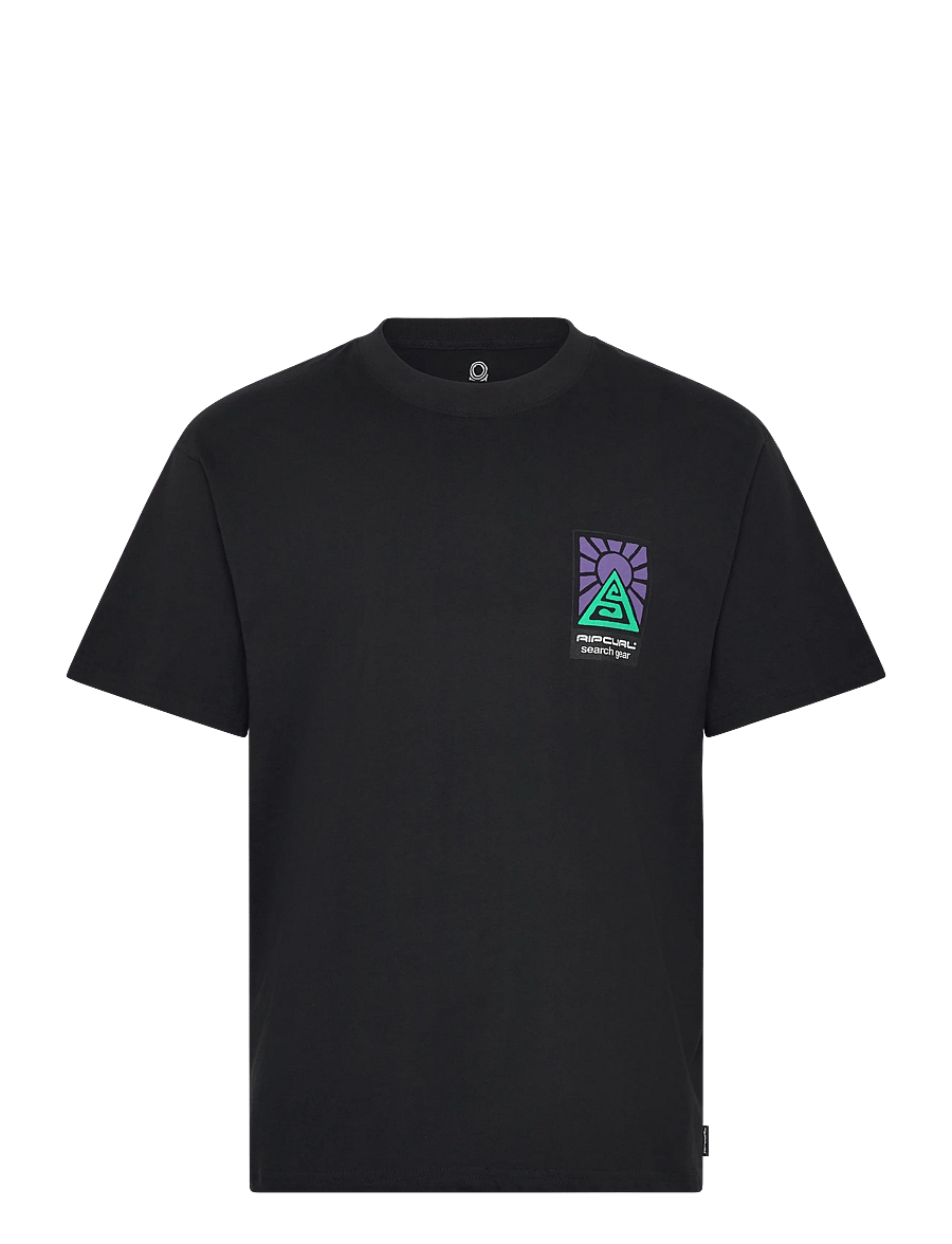 Rip Curl - SEARCH DAWN TEE - oberteile & t-shirts - black - 0