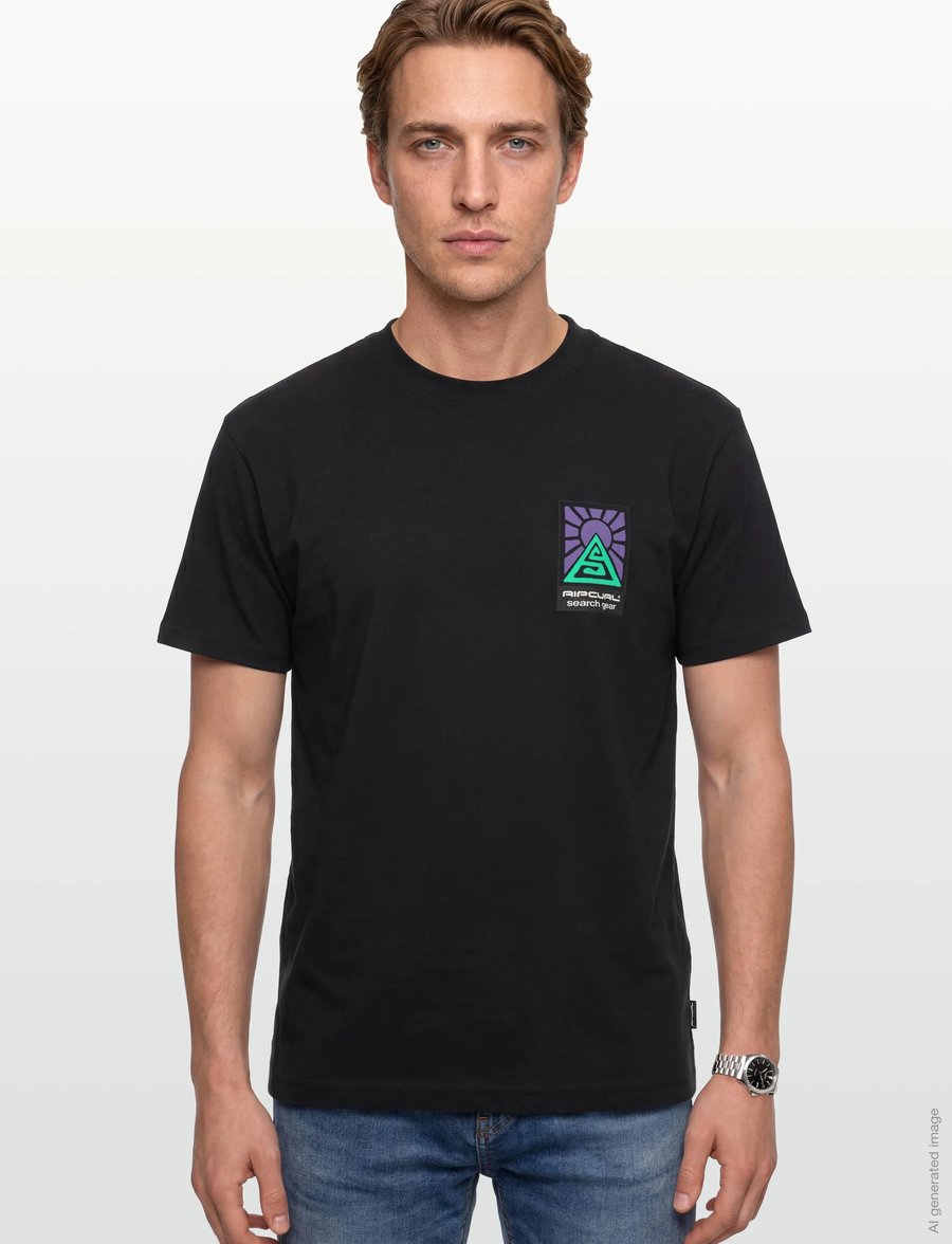 Rip Curl - SEARCH DAWN TEE - oberteile & t-shirts - black - 3