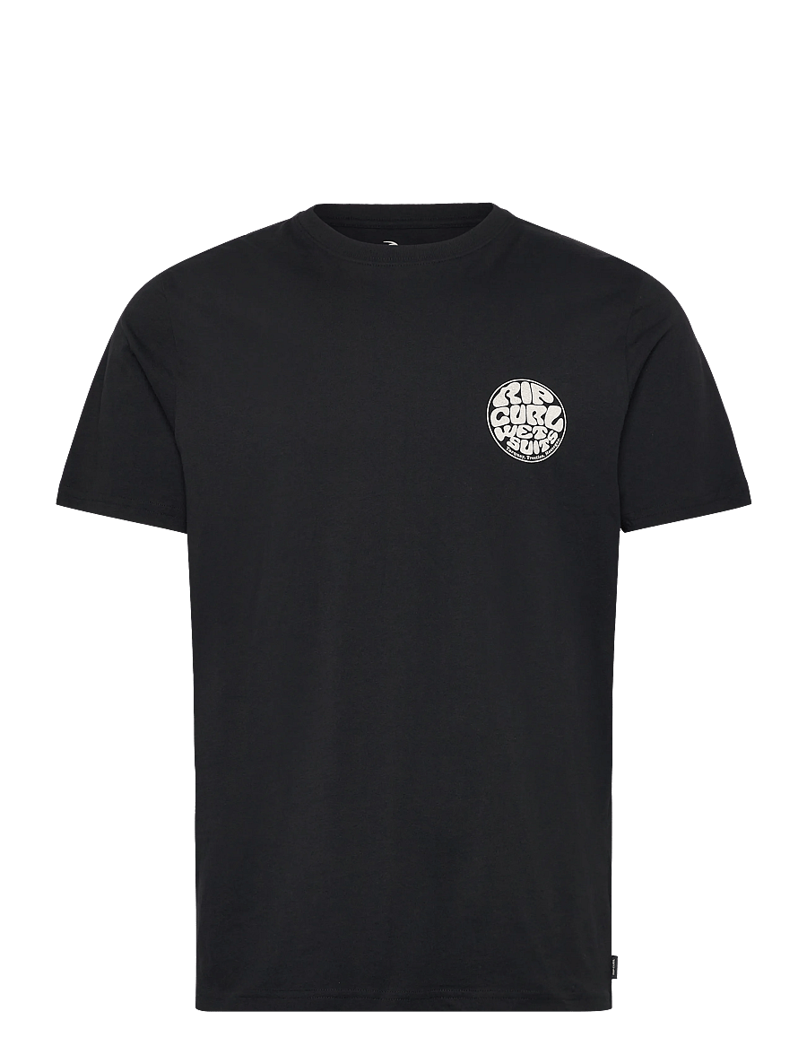 Rip Curl - WETTIE ICON TEE - tops & t-shirts - black - 0