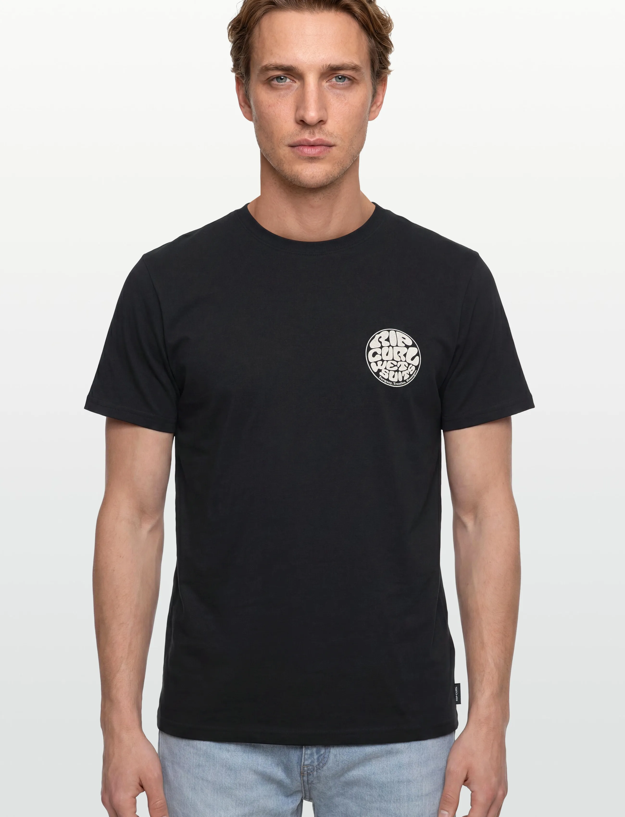 Rip Curl - WETTIE ICON TEE - t-shirts - black - 3