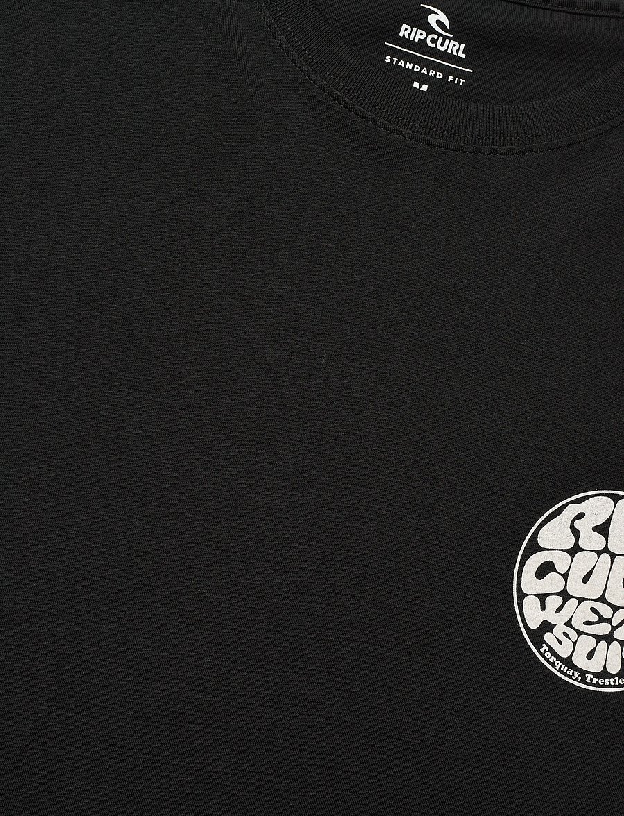 Rip Curl - WETTIE ICON TEE - tops & t-shirts - black - 2