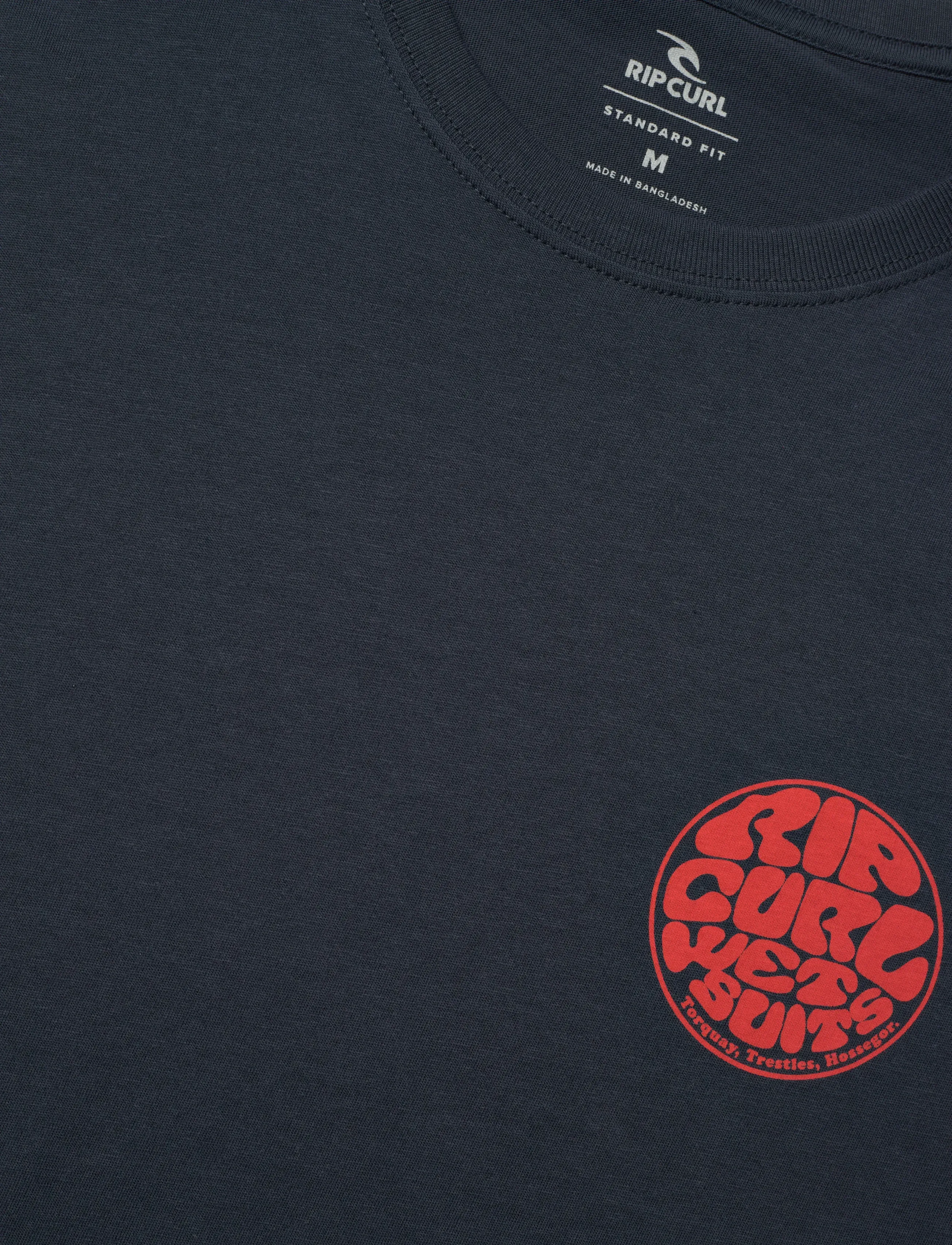 Rip Curl - WETTIE ICON TEE - stuttermarbolir - dark navy - 2