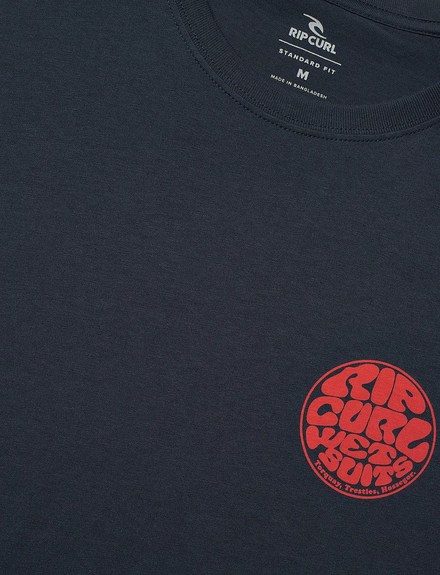 Rip Curl - WETTIE ICON TEE - stuttermarbolir - dark navy - 2