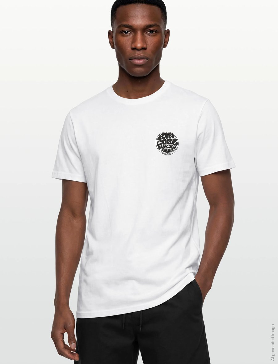 Rip Curl - WETTIE ICON TEE - t-shirts - optical white - 3