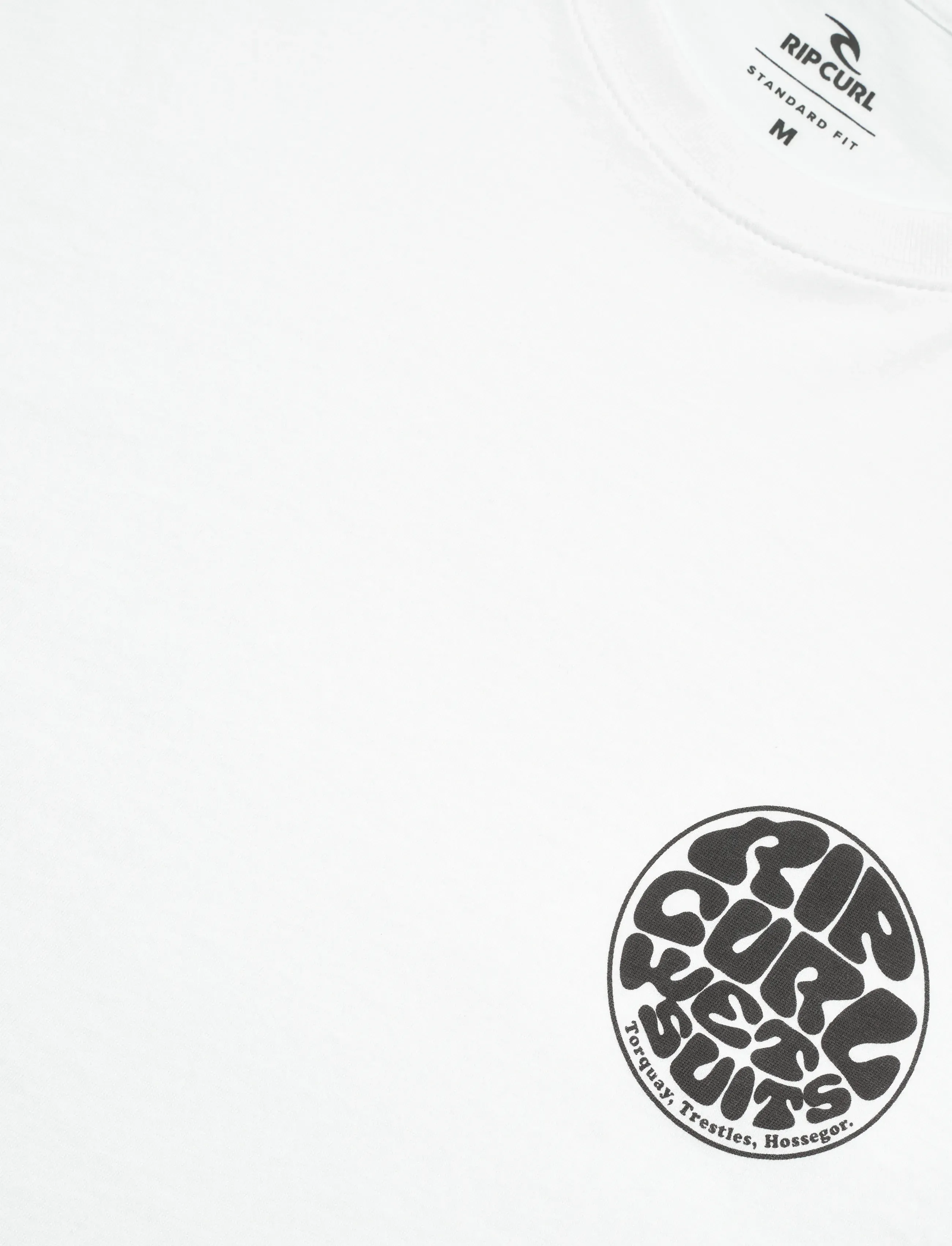 Rip Curl - WETTIE ICON TEE - stuttermarbolir - optical white - 2