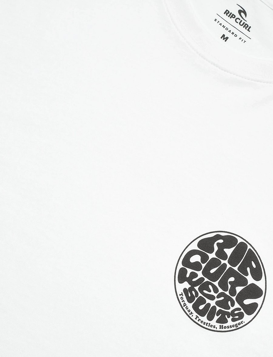 Rip Curl - WETTIE ICON TEE - stuttermarbolir - optical white - 2