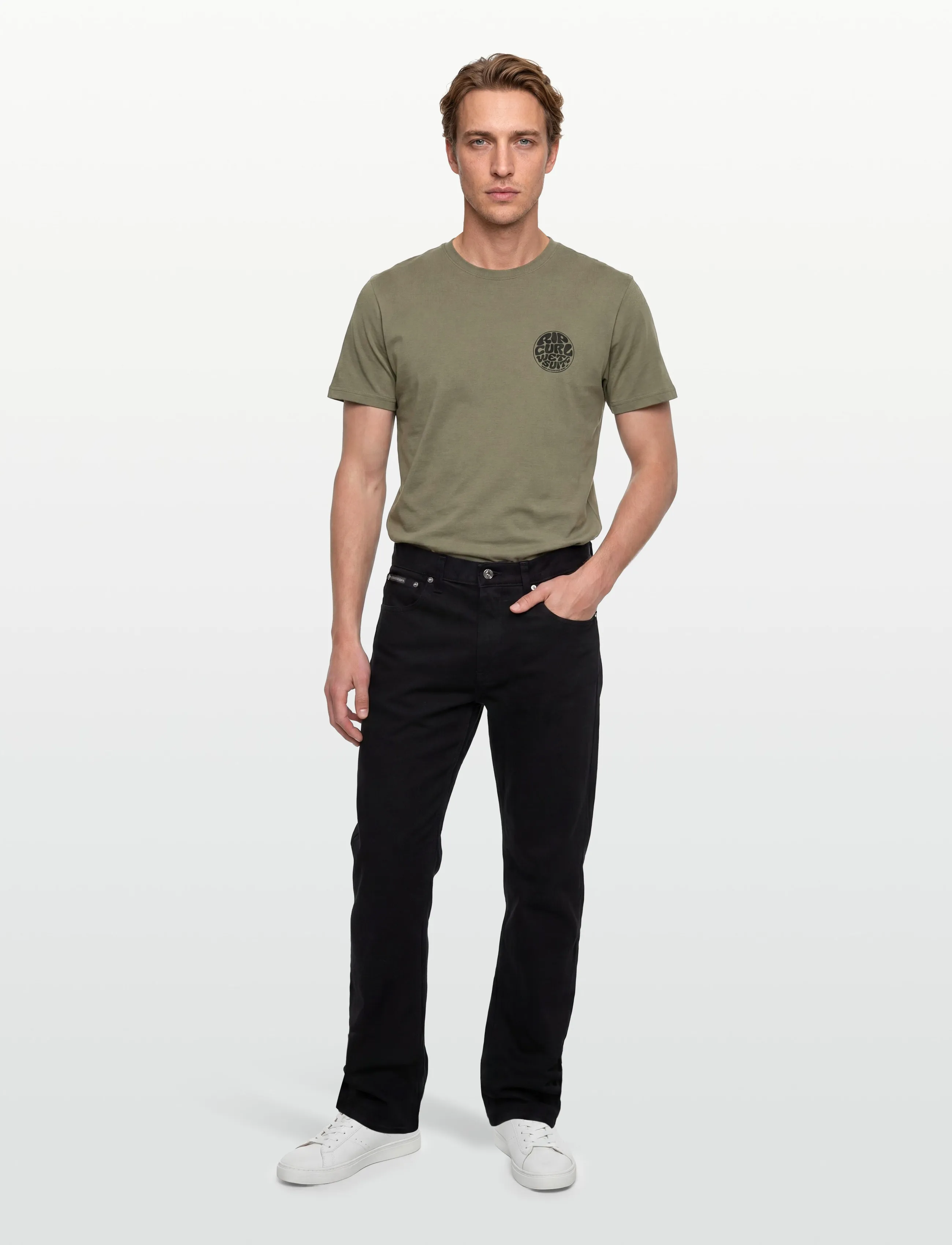 Rip Curl WETTIE ICON TEE - T-shirts - SURPLUS GREEN / khaki/green