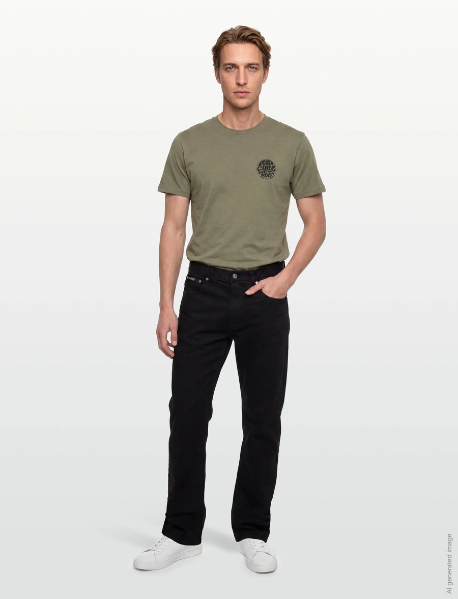 Rip Curl - WETTIE ICON TEE - alussärgid ja t-särgid - surplus green - 0