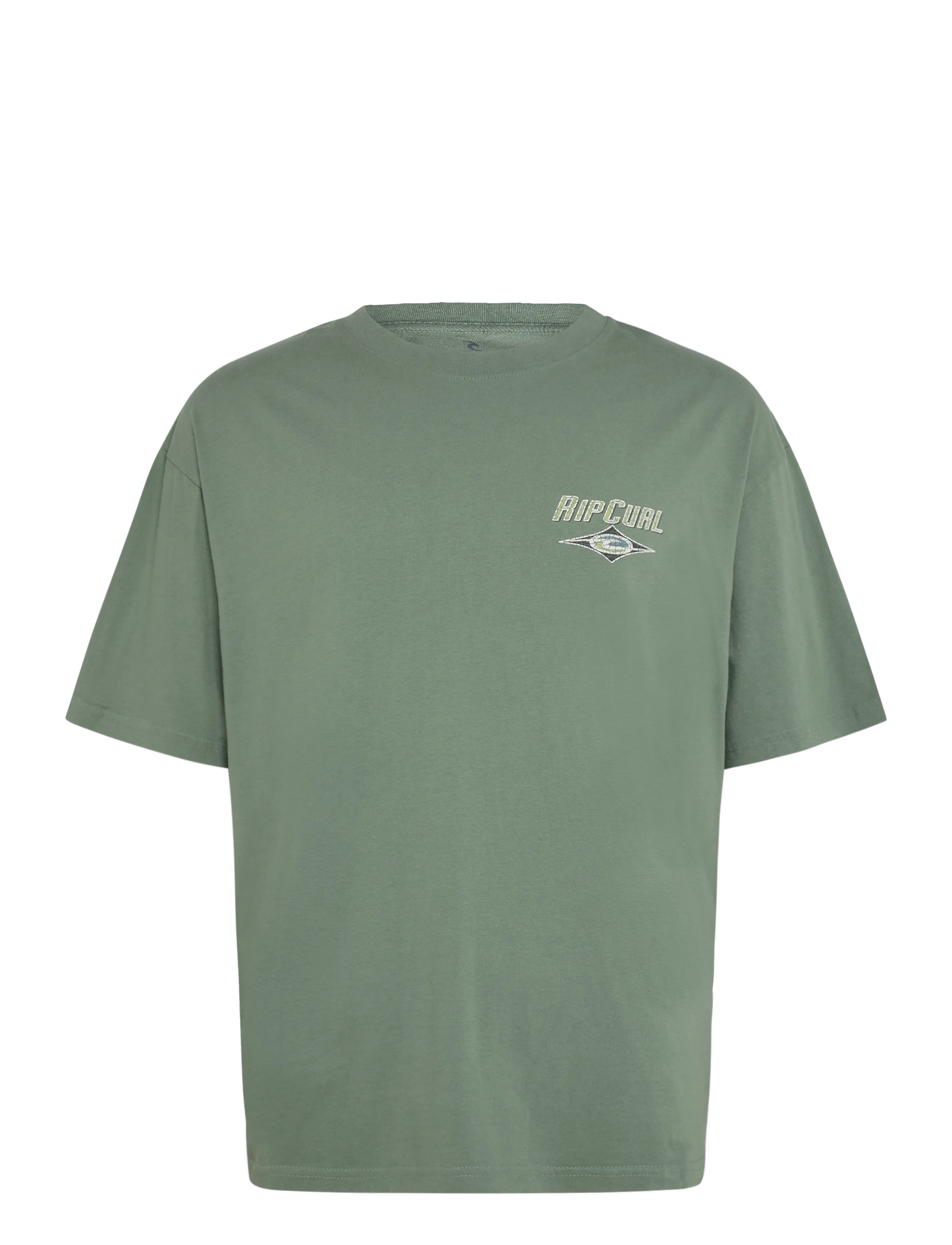 Rip Curl HERITAGE ICON TEE - Tøj - SAGE / khaki/green