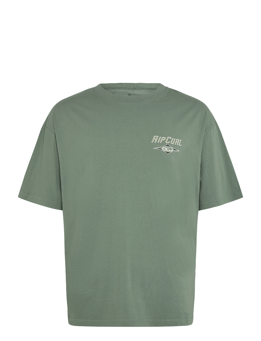 Rip Curl - HERITAGE ICON TEE - oberteile & t-shirts - sage - 0