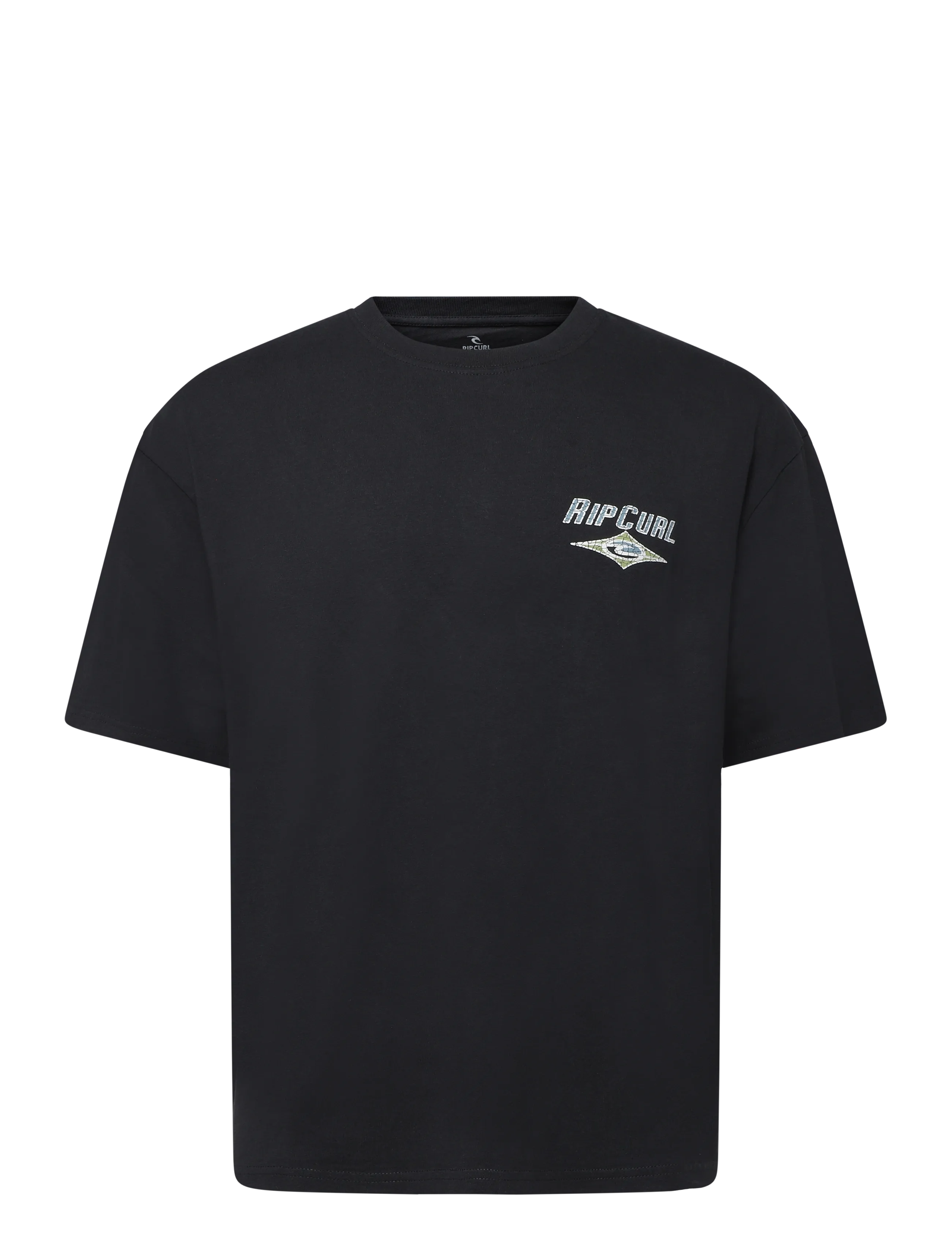 Rip Curl HERITAGE ICON TEE - T-shirts - WASHED BLACK / black