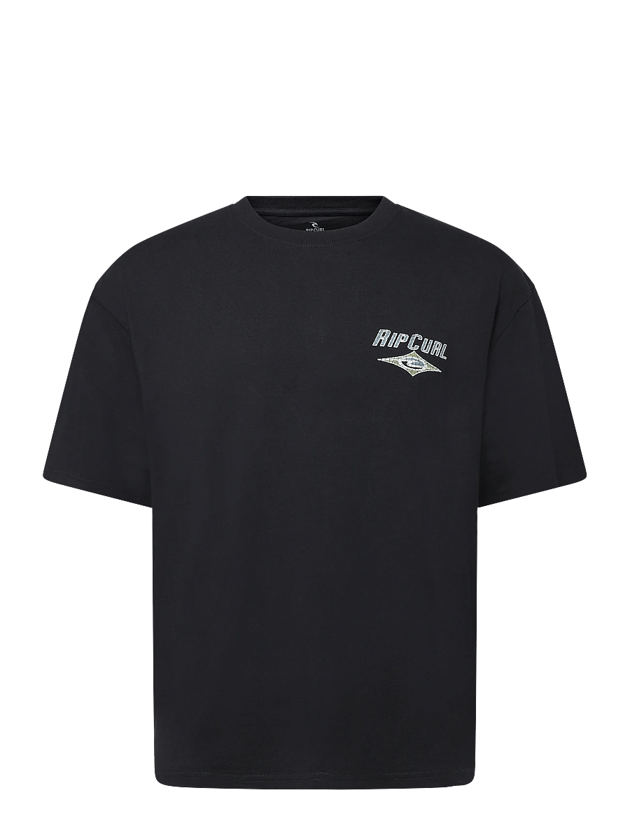 Rip Curl - HERITAGE ICON TEE - t-shirts - washed black - 0