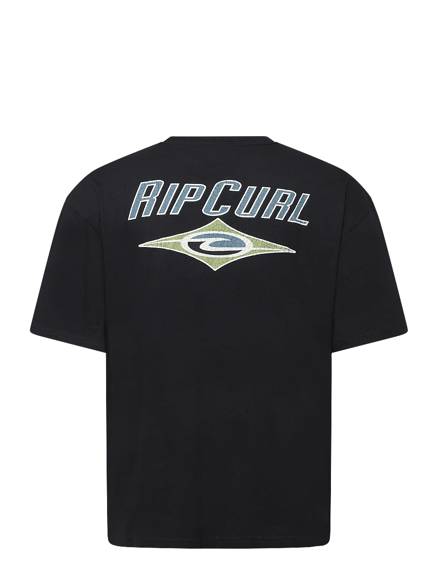 Rip Curl - HERITAGE ICON TEE - t-shirts - washed black - 1
