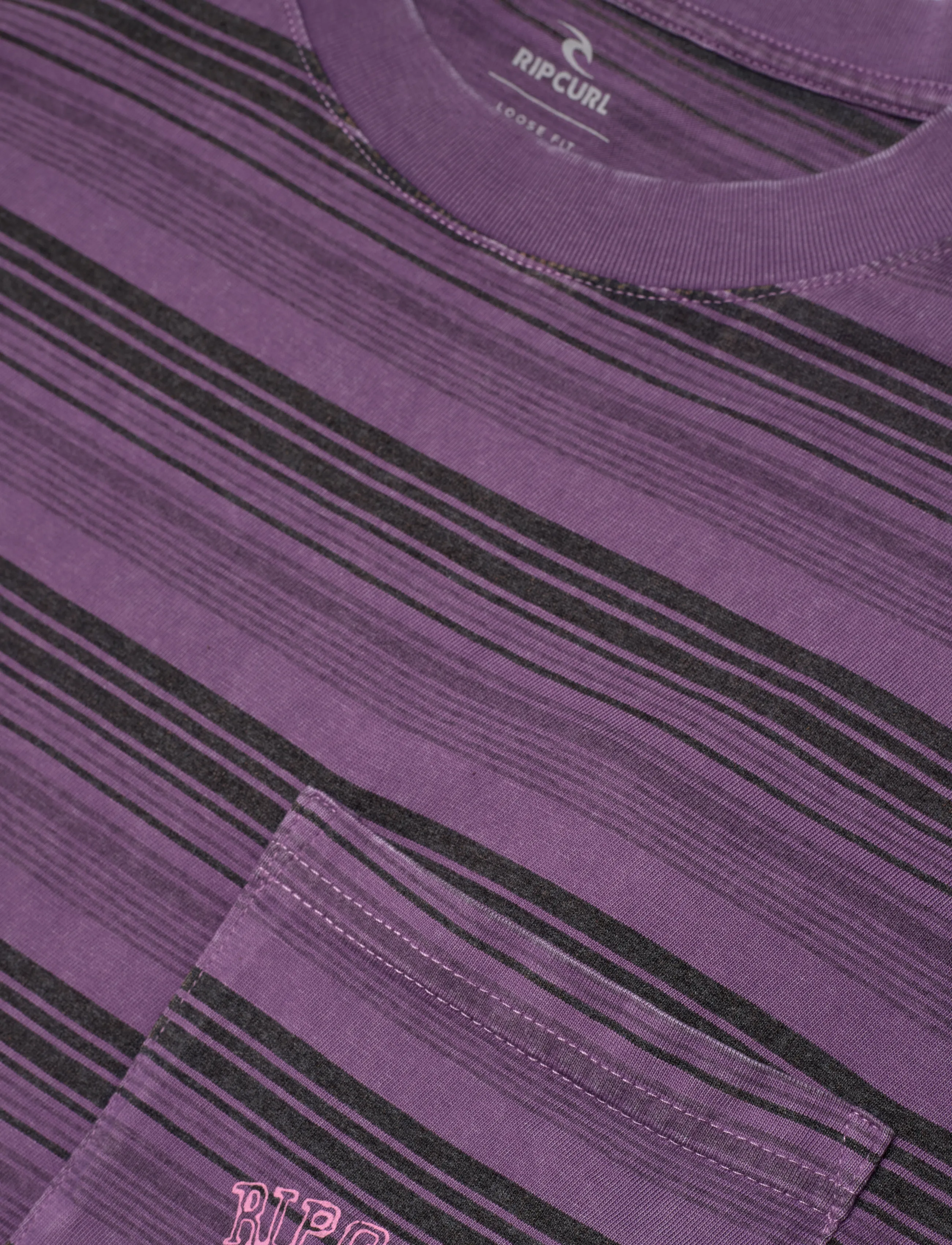 Rip Curl - DISORDER STRIPE TEE - dusty purple - 2