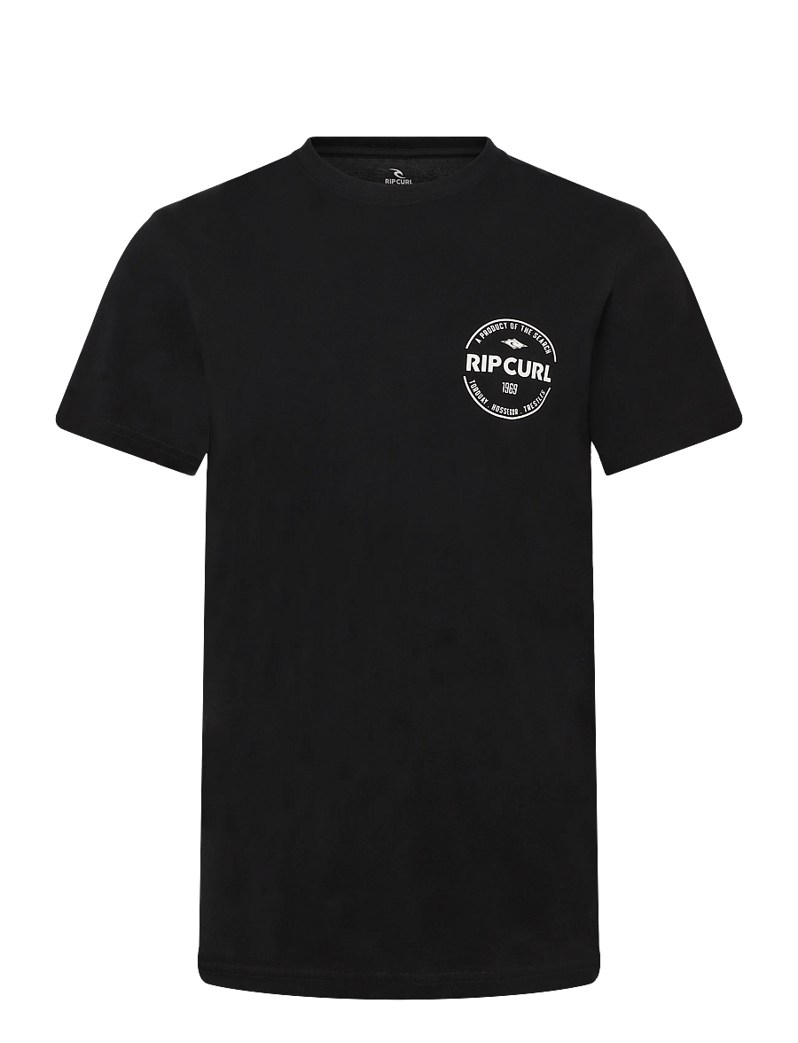 Rip Curl - STAPLE TEE - t-shirts - black - 1