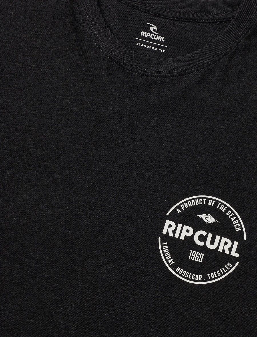 Rip Curl - STAPLE TEE - t-shirts - black - 5