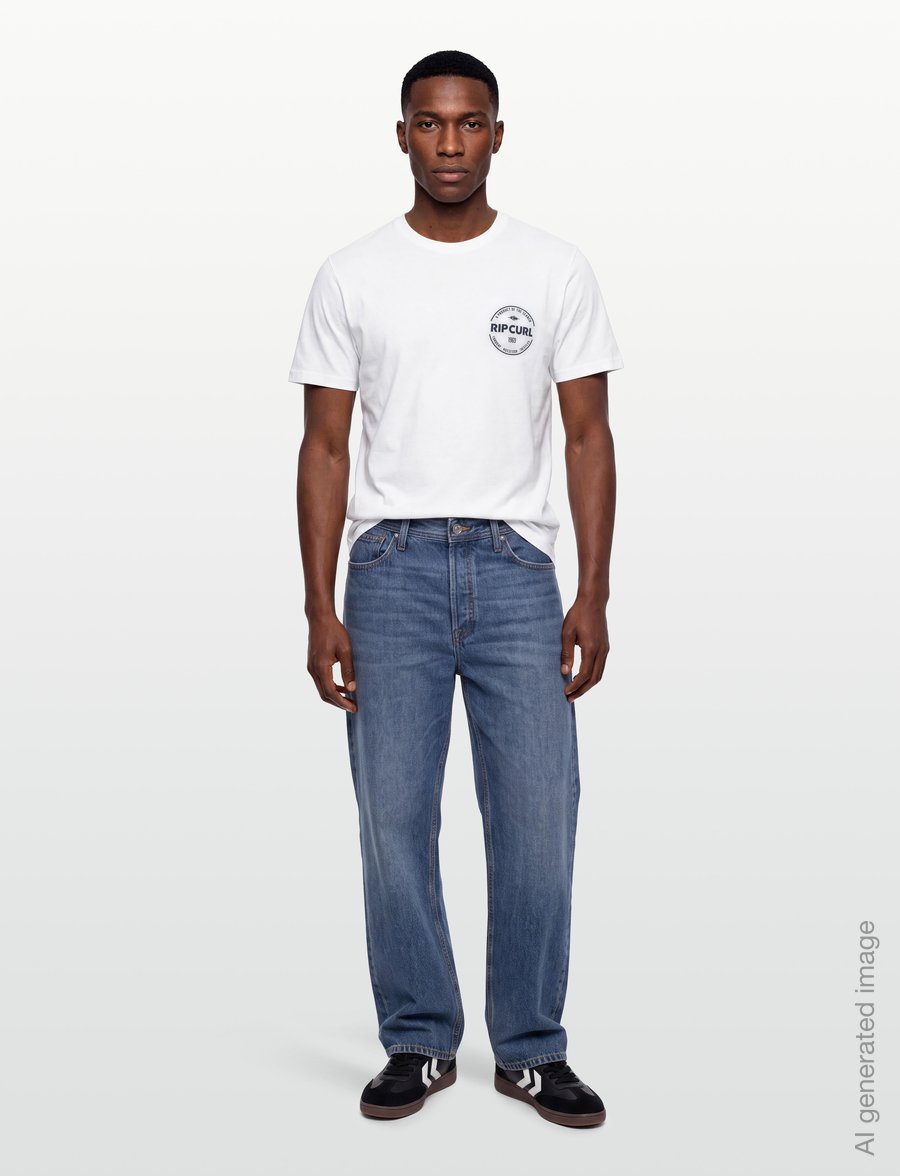 Rip Curl - STAPLE TEE - t-shirts - white - 0