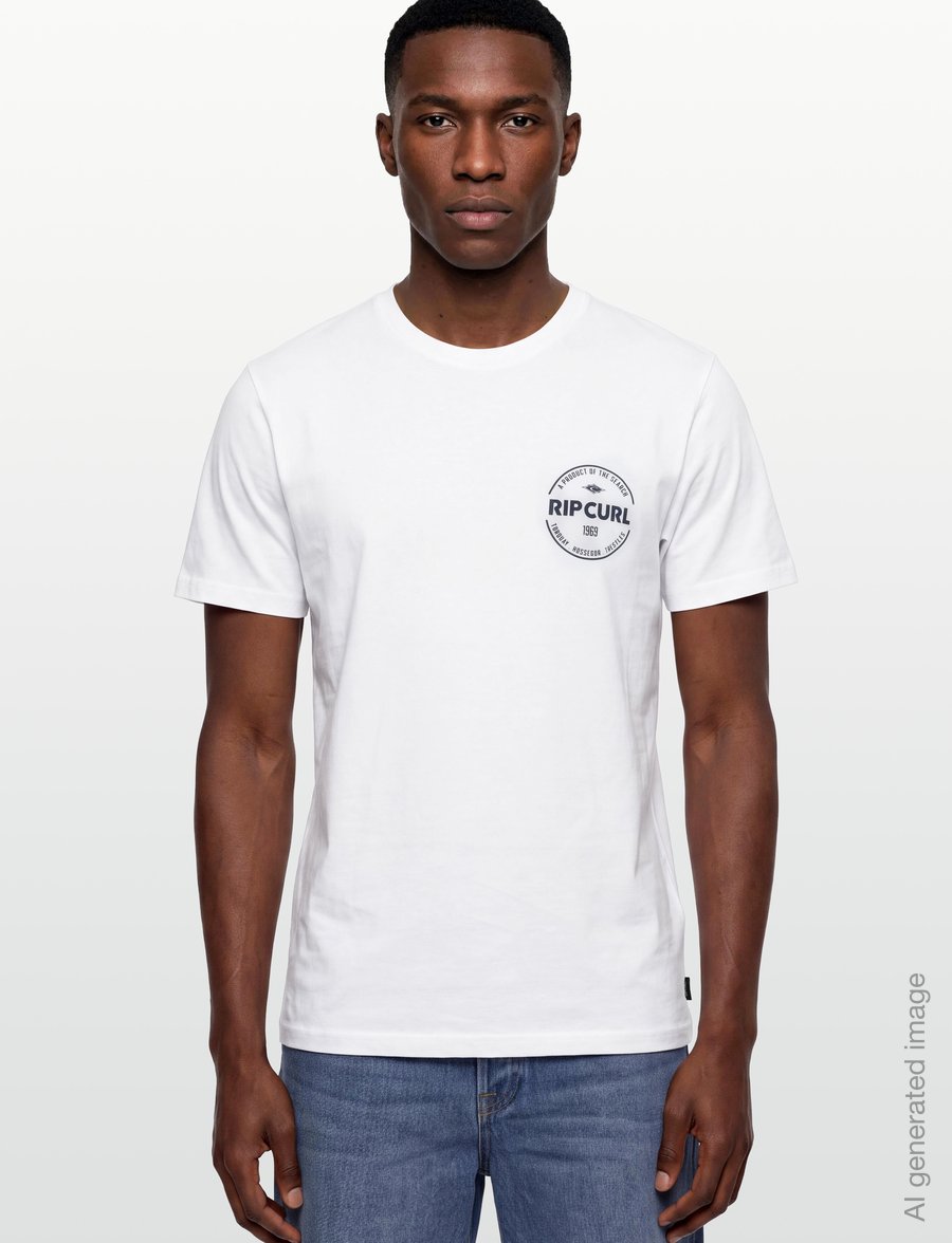 Rip Curl - STAPLE TEE - t-shirts - white - 3