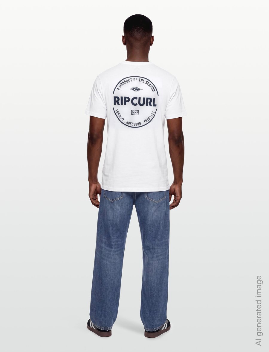 Rip Curl - STAPLE TEE - t-shirts - white - 4