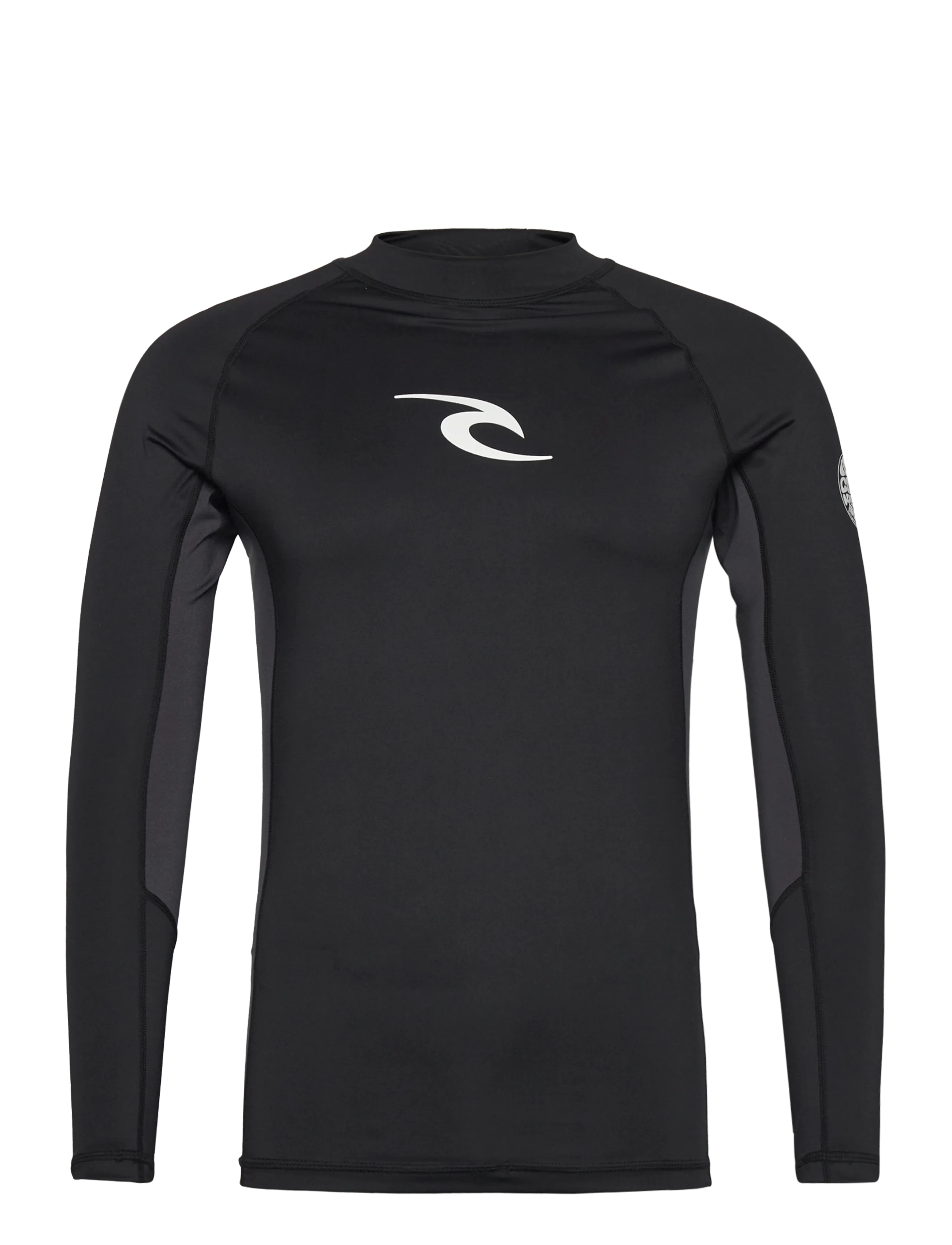 Rip Curl WAVES UPF PERF L/S - T-särgid - BLACK / black