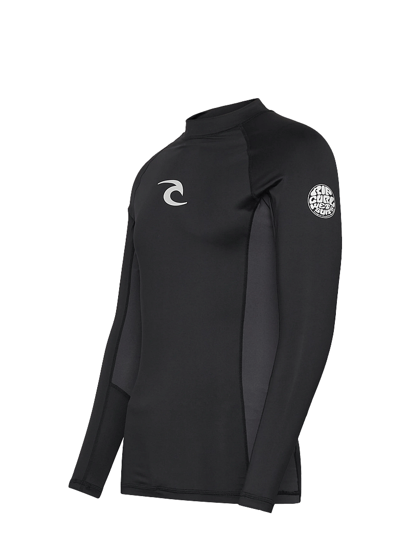 Rip Curl - WAVES UPF PERF L/S - langarmshirts - black - 2