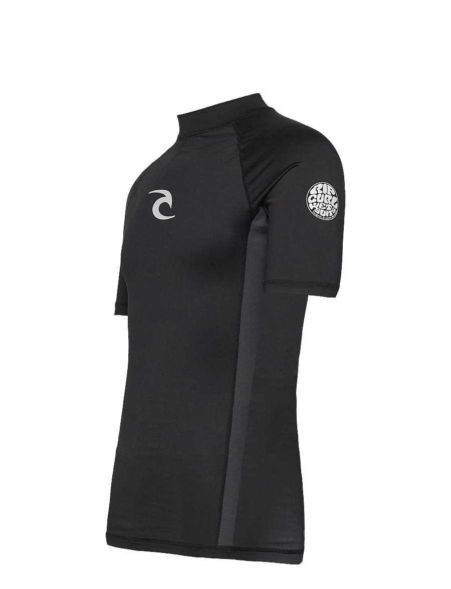 Rip Curl - WAVES UPF PERF S/S - våtdräkter - black - 2