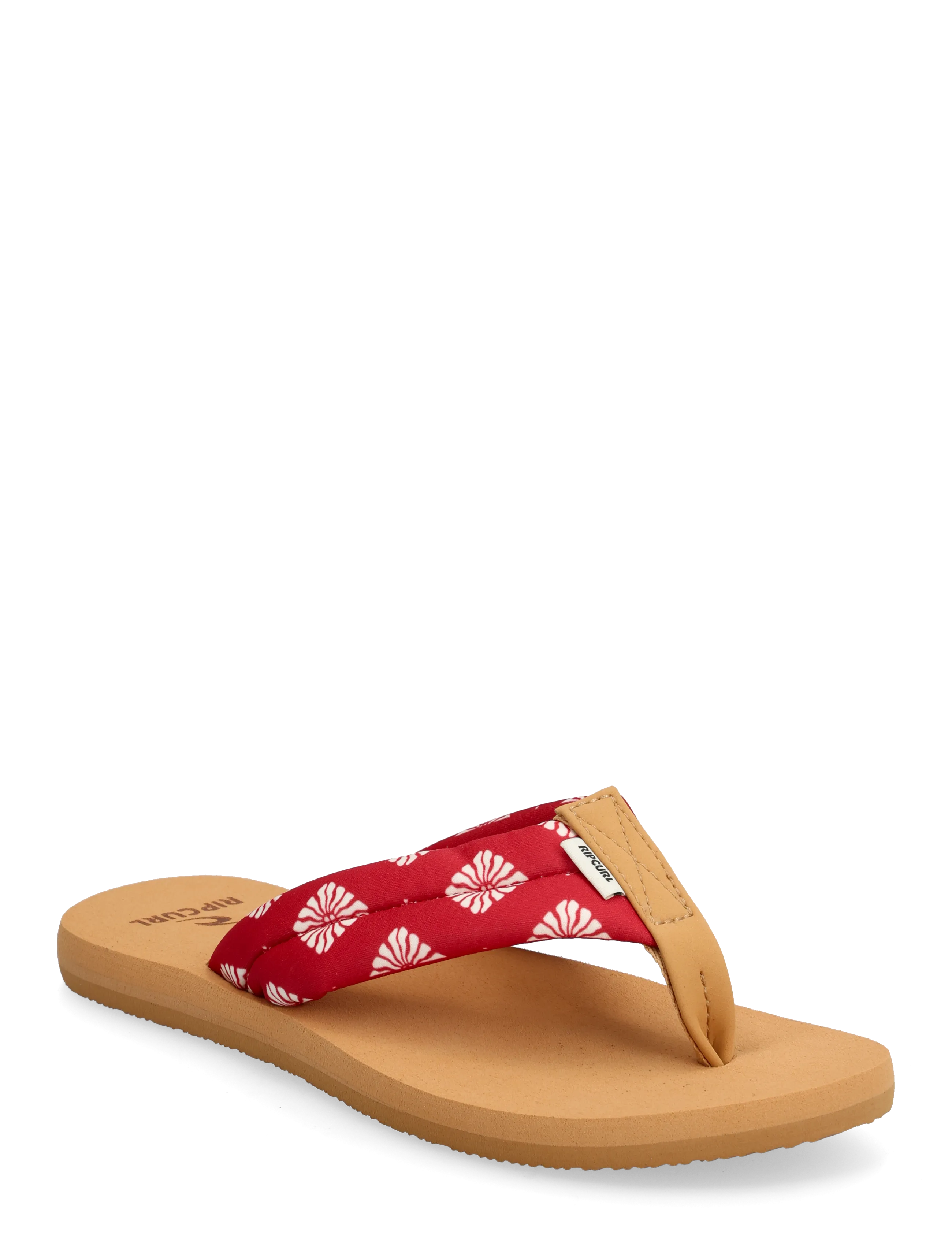 Rip Curl FREEDOM PLUSH BLOOM OPEN TOE - Flip Flops - RED / multi