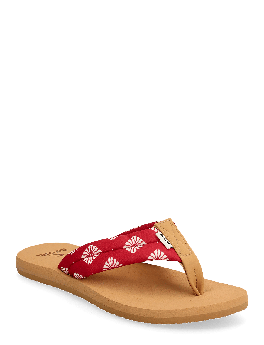 Rip Curl - FREEDOM PLUSH BLOOM OPEN TOE - flip flops - red - 0