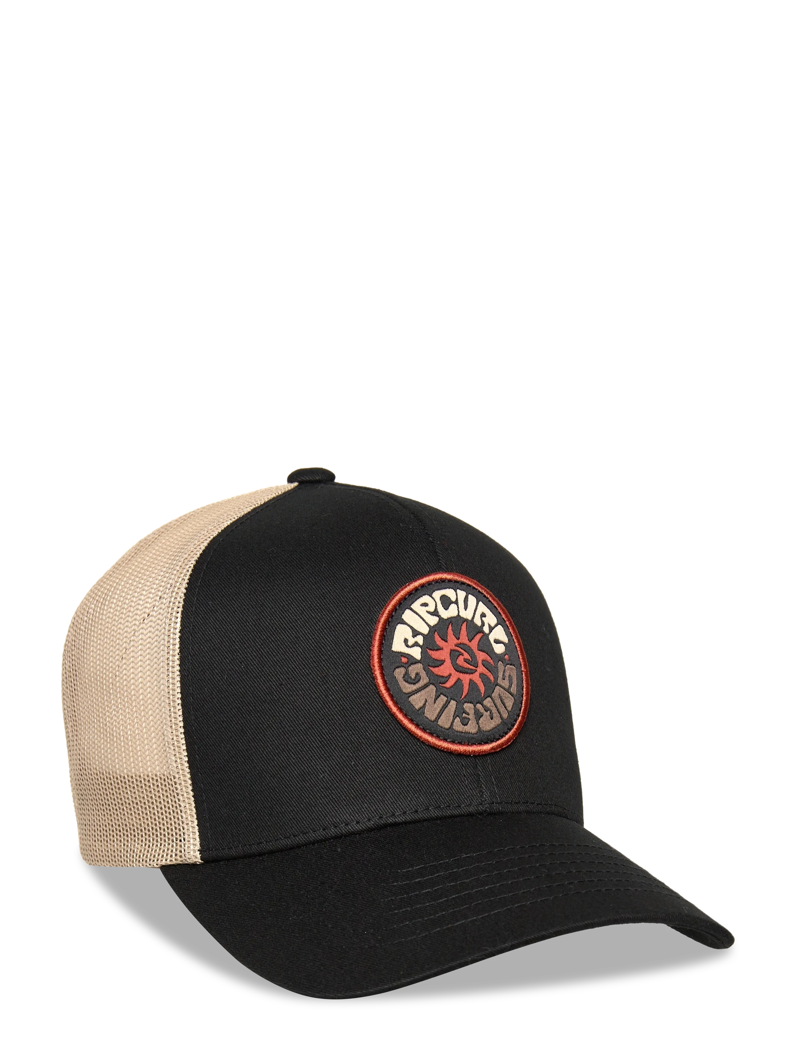 Rip Curl CUSTOM CURVE TRUCKER - Mütsid ja nokamütsid - BLACK/KHAKI / black