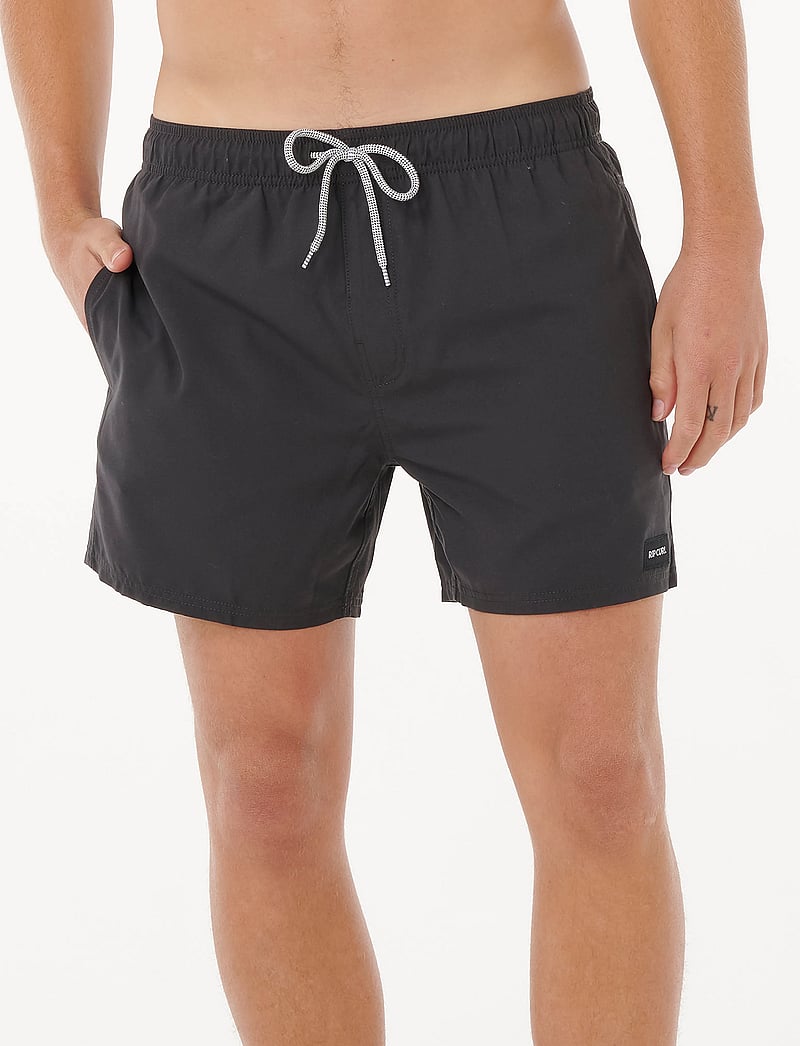 Rip Curl - OFFSET 15 VOLLEY - lühikesed ujumispüksid - black - 0