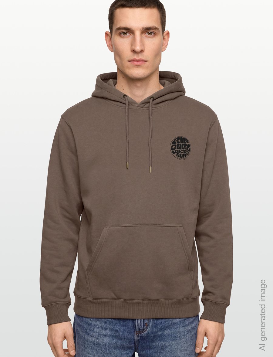 Rip Curl - WETSUIT ICON HOOD - sweatshirts - walnut - 3