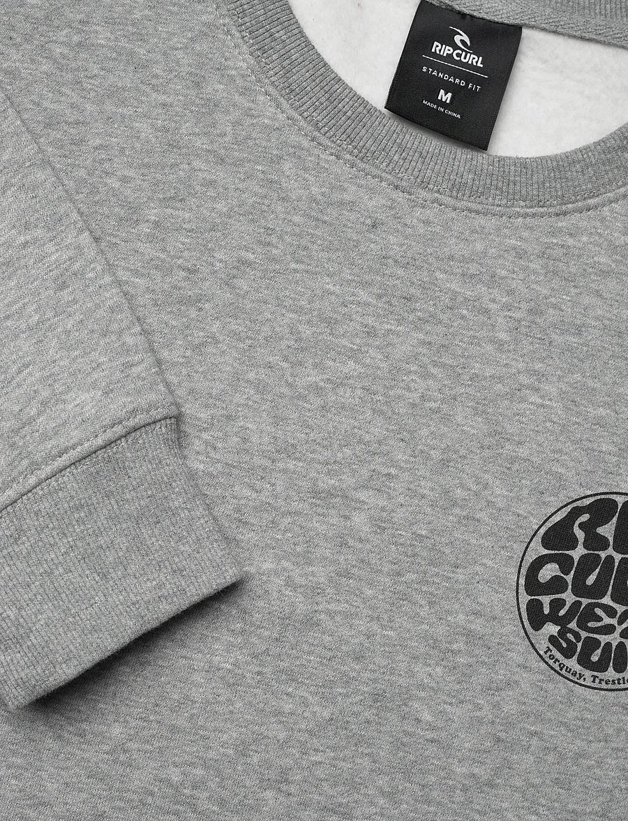 Rip Curl - WETSUIT ICON CREW - viršutinės dalies drabužiai - grey marle - 2
