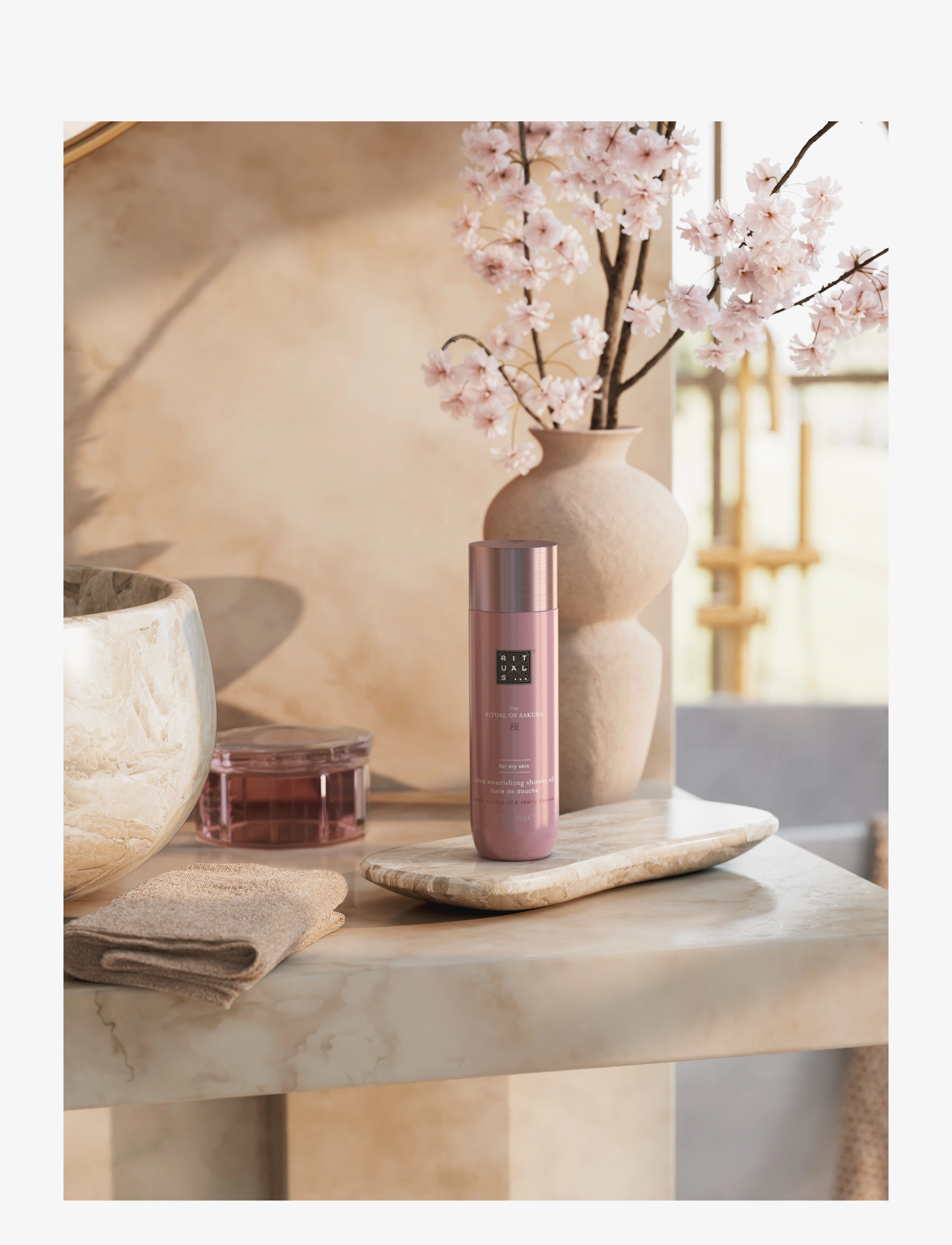 Rituals - The Ritual of Sakura Shower Oil - shower gel & bruseolier - no color - 3