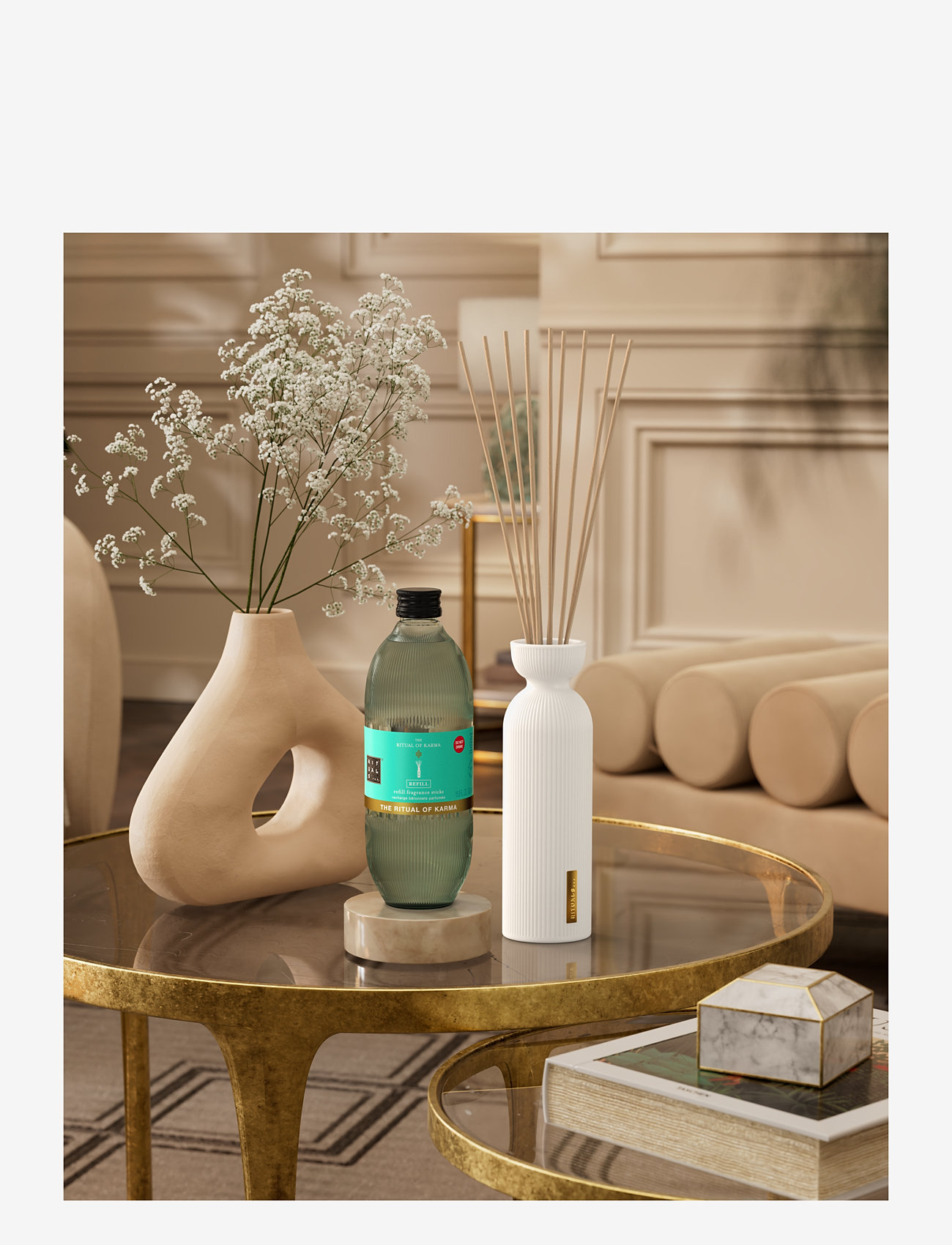 Rituals - The Ritual of Karma Refill Fragrance Sticks 500ml - doftpinnar - no color - 2
