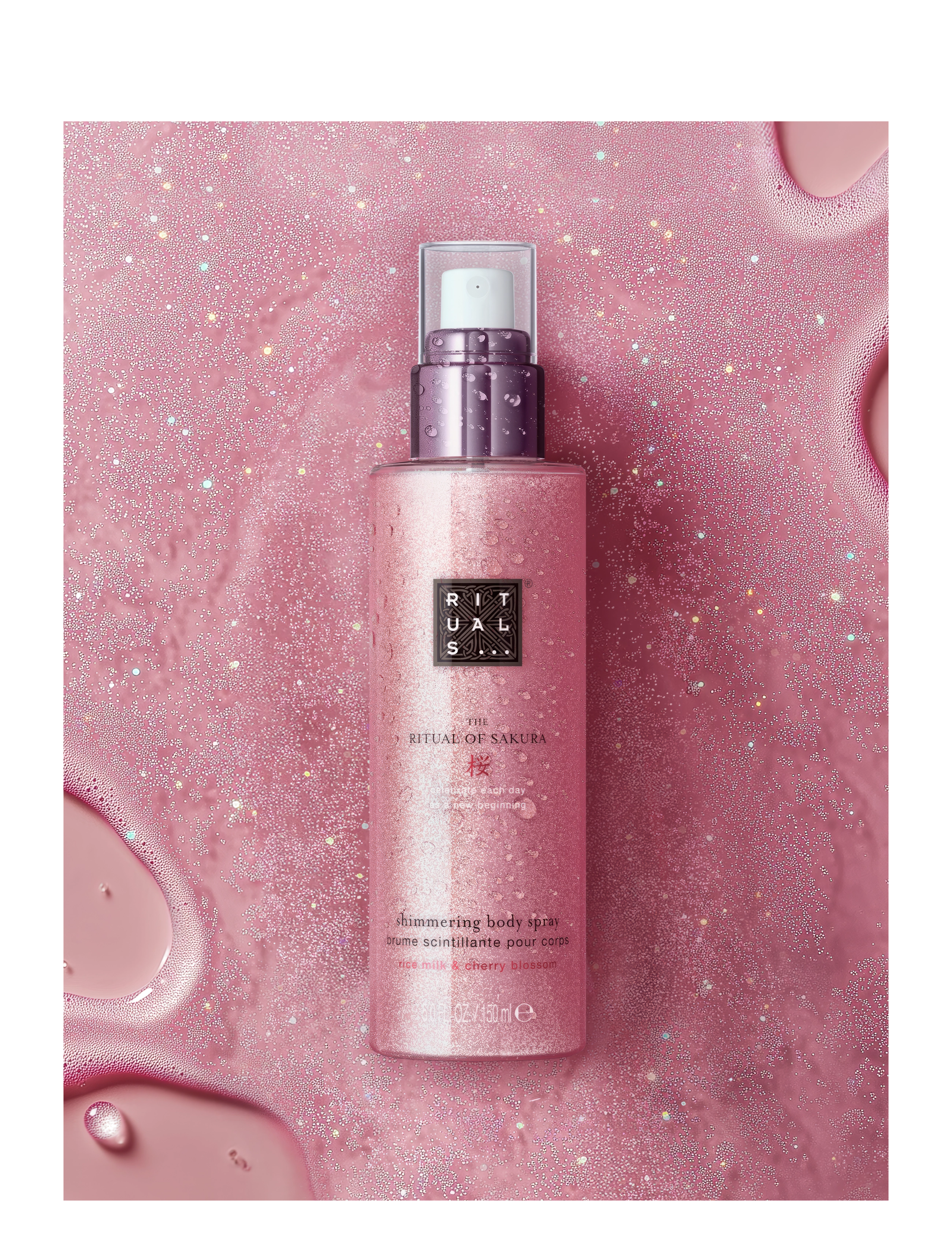 Rituals - The Ritual of Sakura Shimmering Body Spray 150ml - sommerens hudpleje - clear - 2