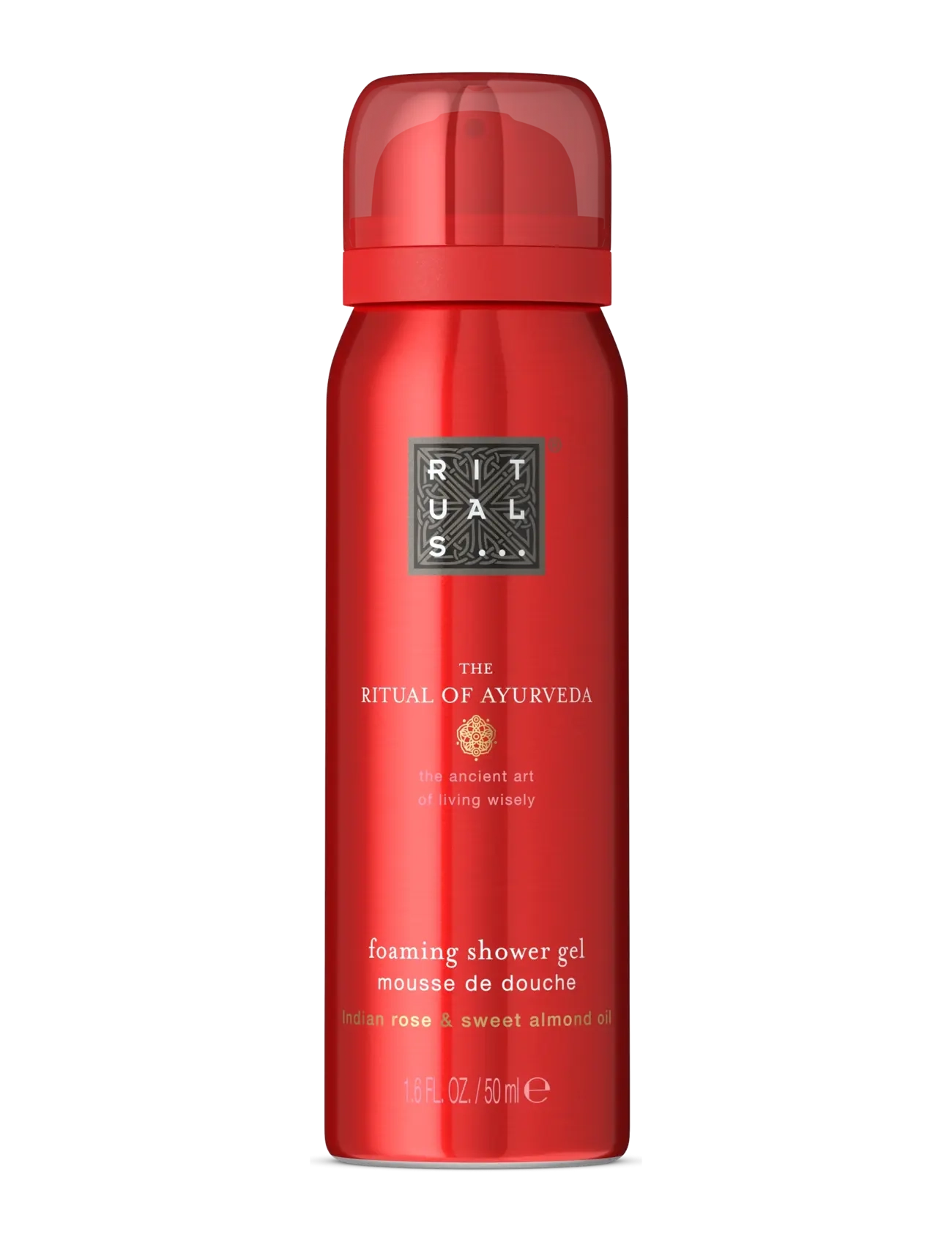 Rituals The Ritual Of Ayurveda Foaming Shower Gel 50Ml, Badekar og bruser, Nude, Str: 50 ML