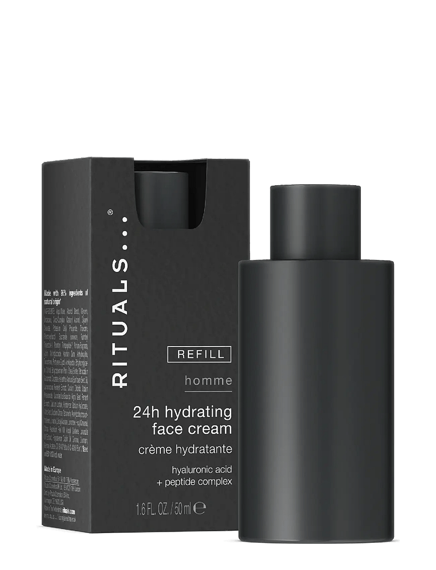 Rituals - Homme 24h Hydrating Face Cream Refill - fuktkrämer - no color - 1