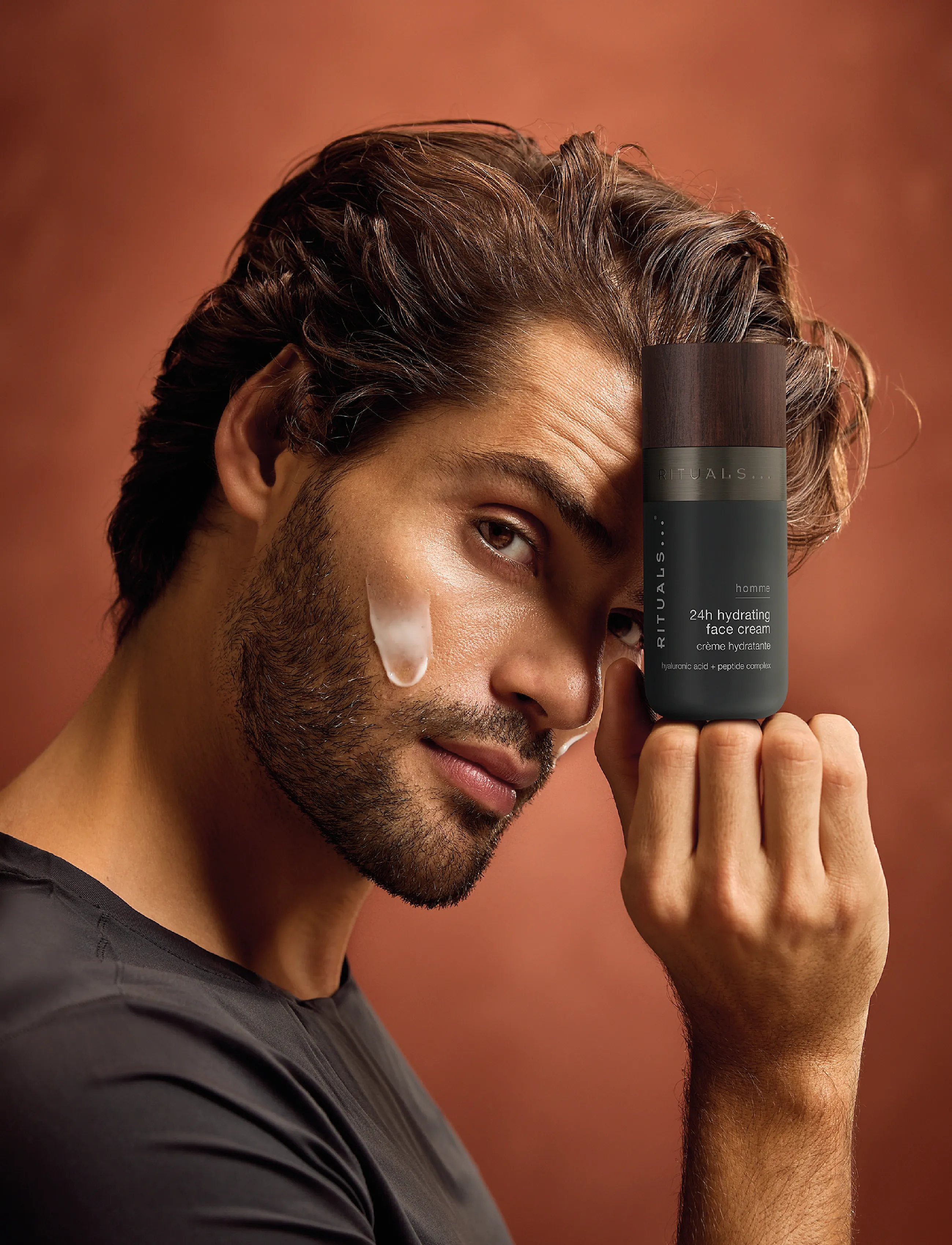 Rituals Homme 24H Hydrating Face Cream Refill, 50 ml, Nude, Ansigt > Fugtighedscreme, Herre