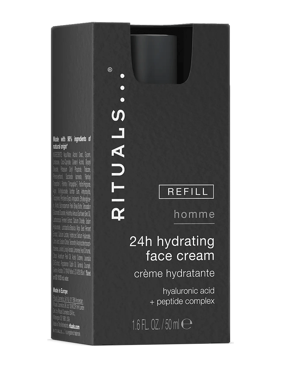 Rituals - Homme 24h Hydrating Face Cream Refill - fuktkrämer - no color - 3